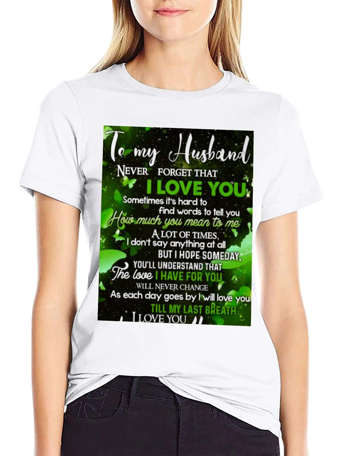 Black To My Husband Graphic Tee view 9