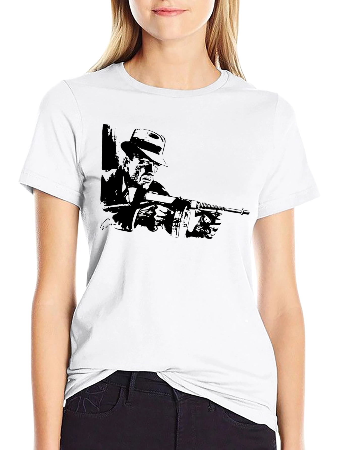 Noir T-Shirt: Classic Gangster Style - 9