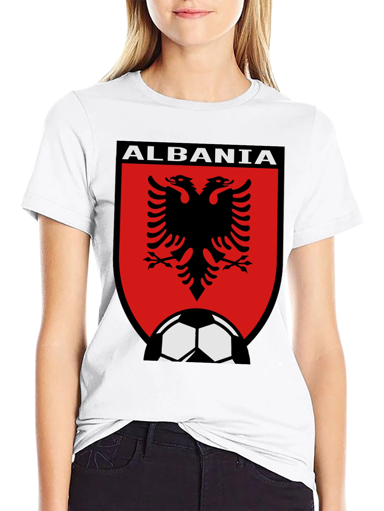 Albania Soccer T-Shirt | Double Headed Eagle - 9
