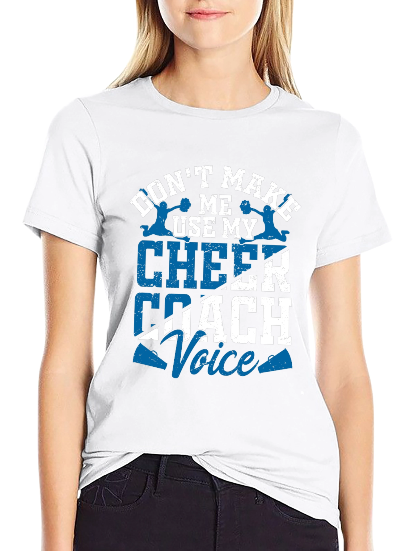 Black Cheer Coach Voice T-Shirt view 9