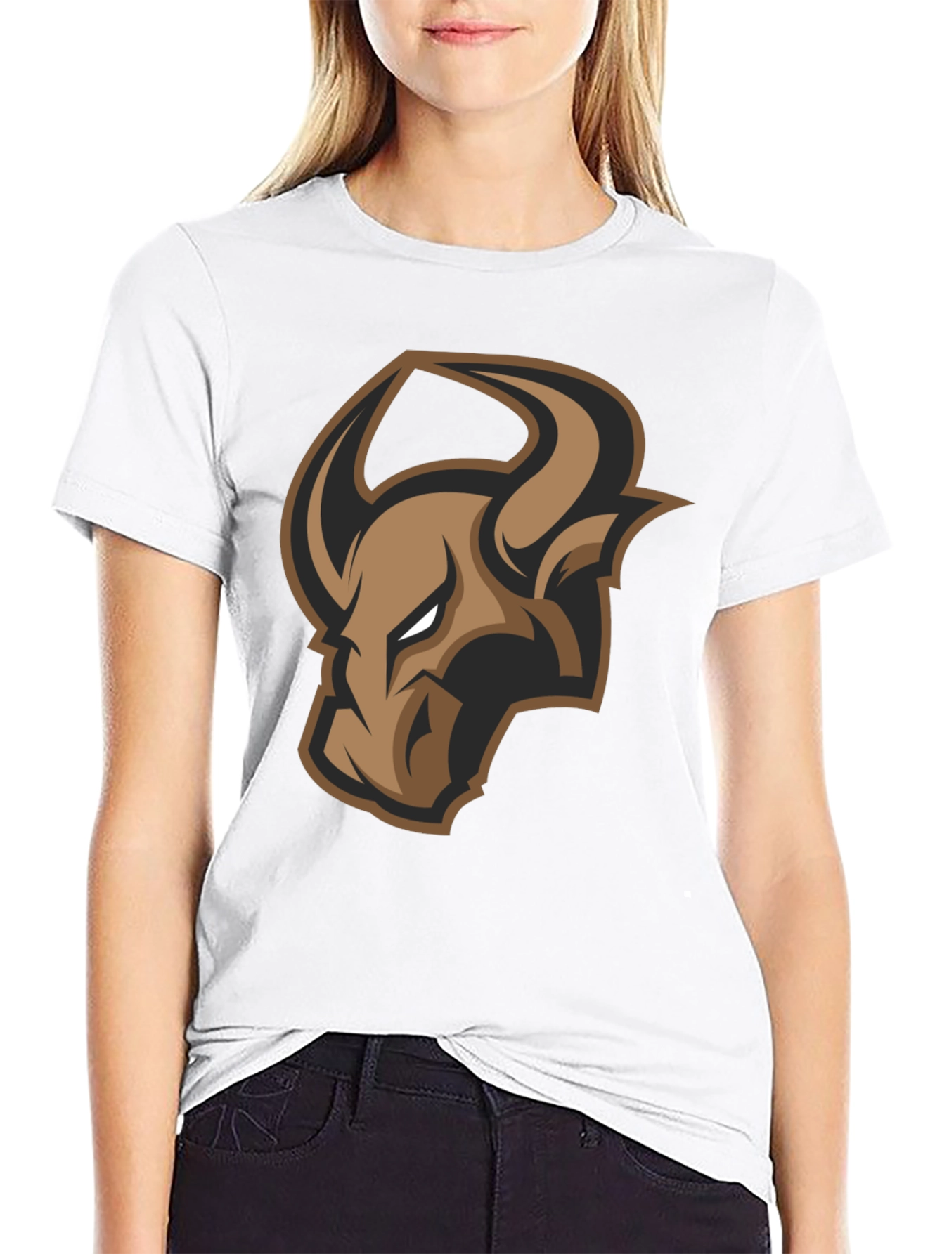 Black Bull Logo Graphic Tee - Black view 9