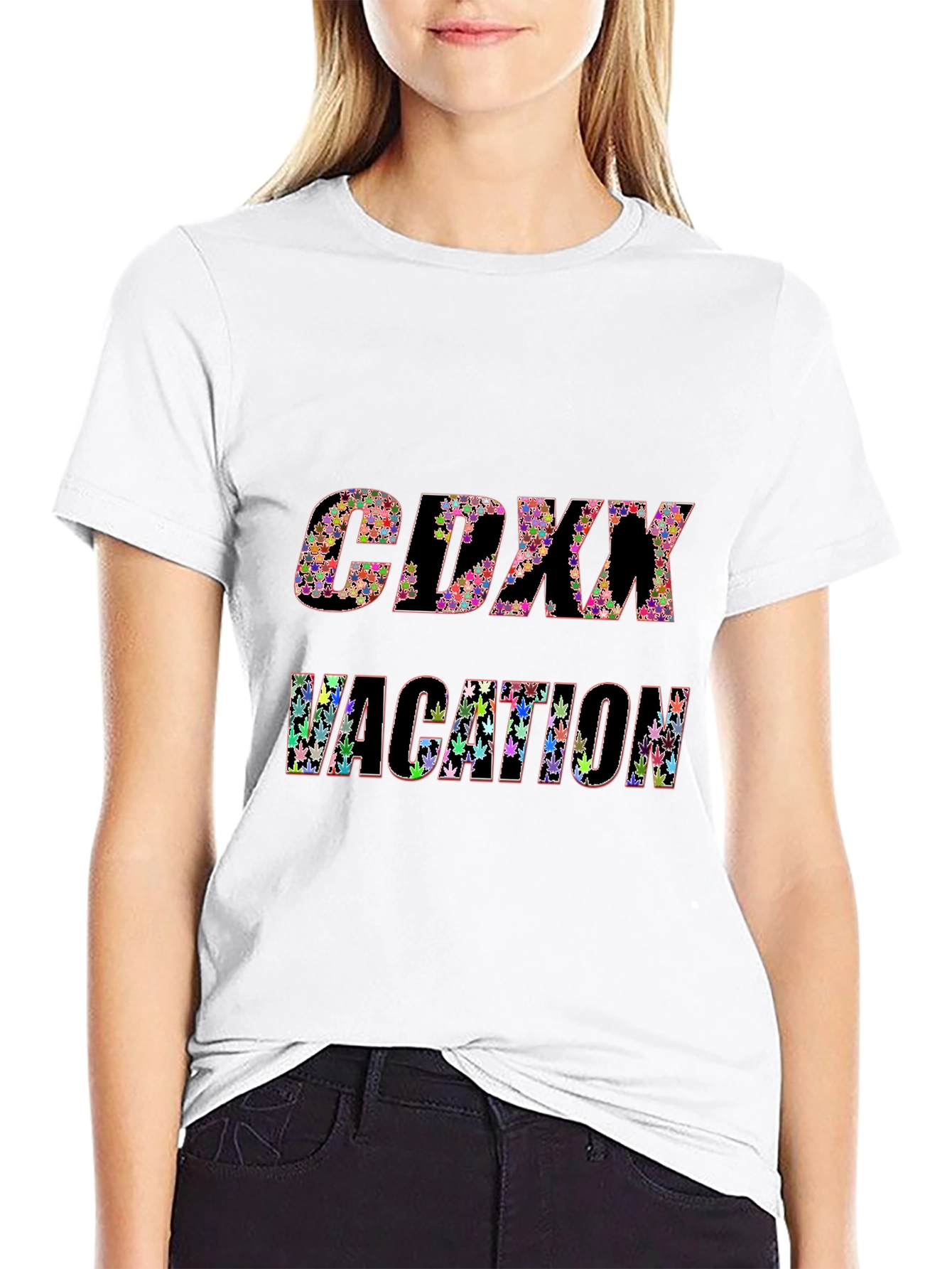 CDXX Vacation Black T-Shirt - 9