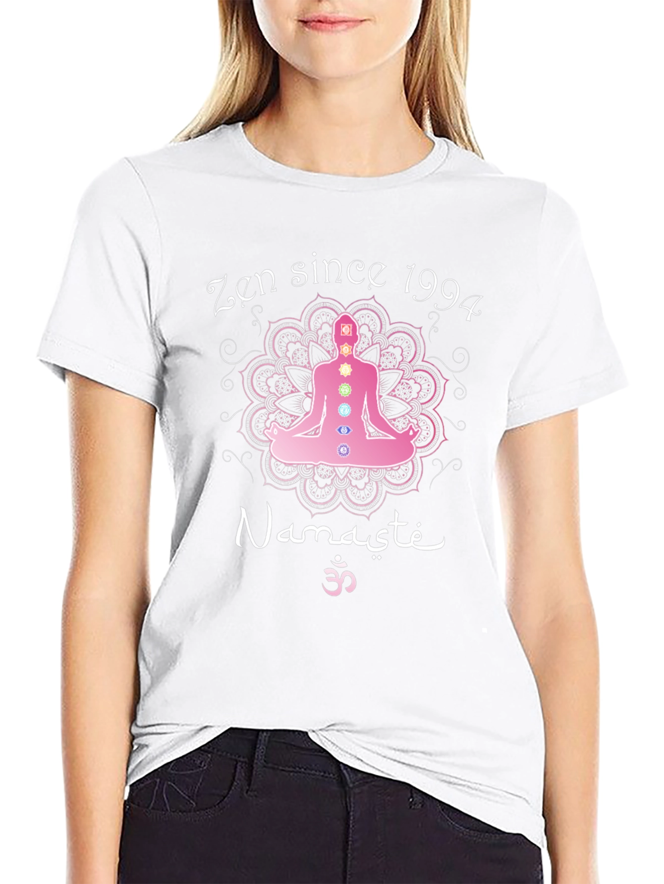 Zen Since 1994 Namaste Graphic T-Shirt Yoga - 9