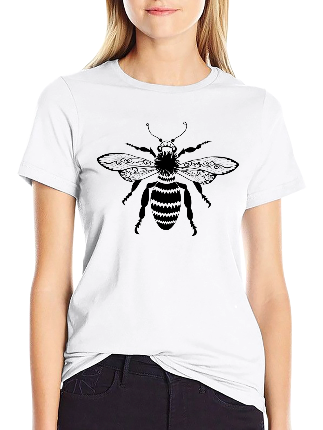 Black Black Bee Graphic Tee - Men's Short Sleeve Crew Neck view 9