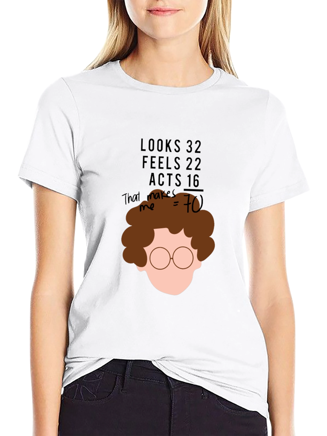 Black Looks 32 Feels 22 Acts 16 T-Shirt - That Makes Me 70 view 9