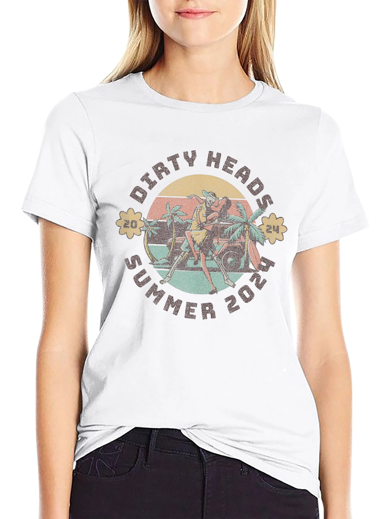 Dirty Heads Summer 2024 Black Graphic T-Shirt - 9