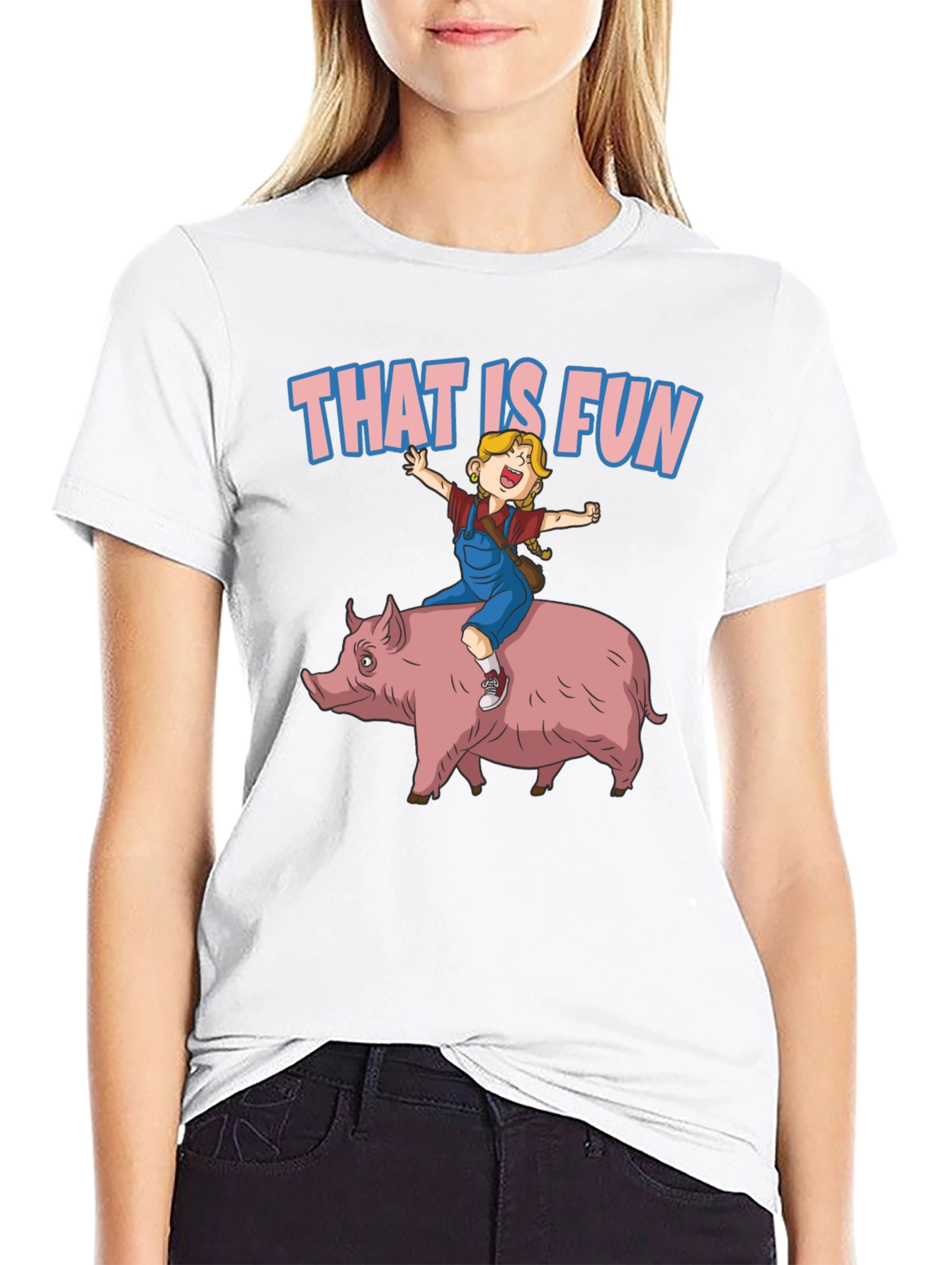 That Is Fun Pig Ride Graphic Tee - 9