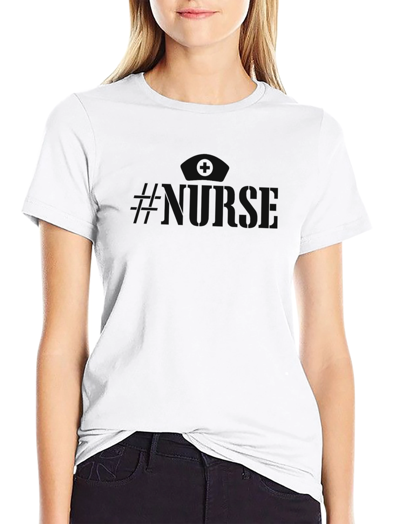 Black Nurse Black T-Shirt view 9