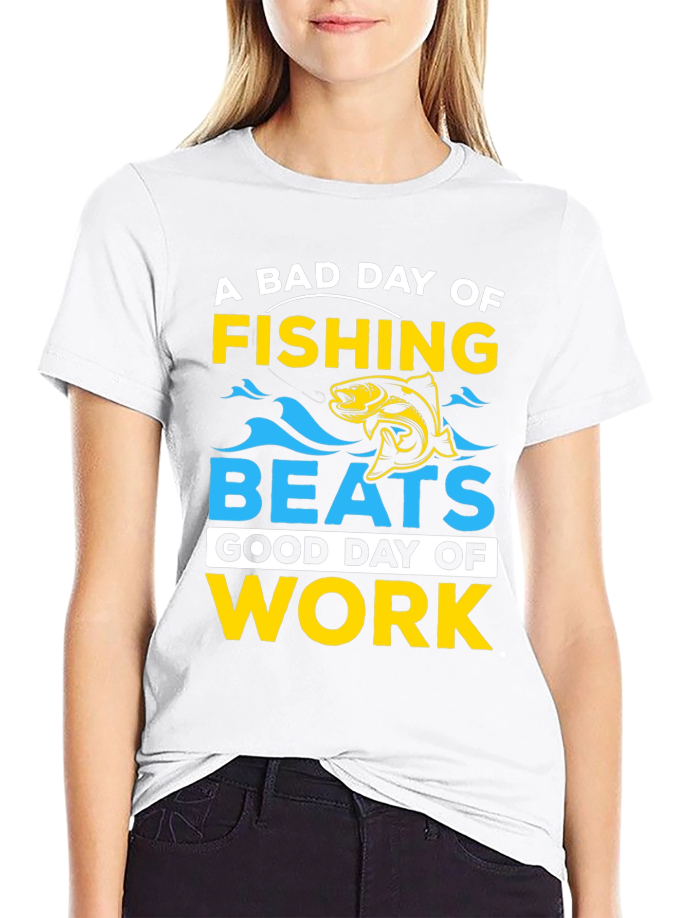 Black Fishing Beats Work T-Shirt view 9