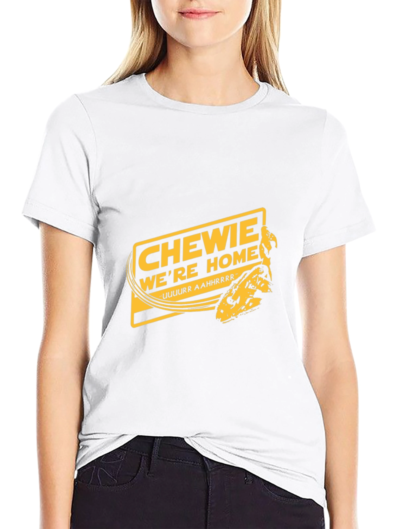Black Chewie We're Home Black T-Shirt view 9