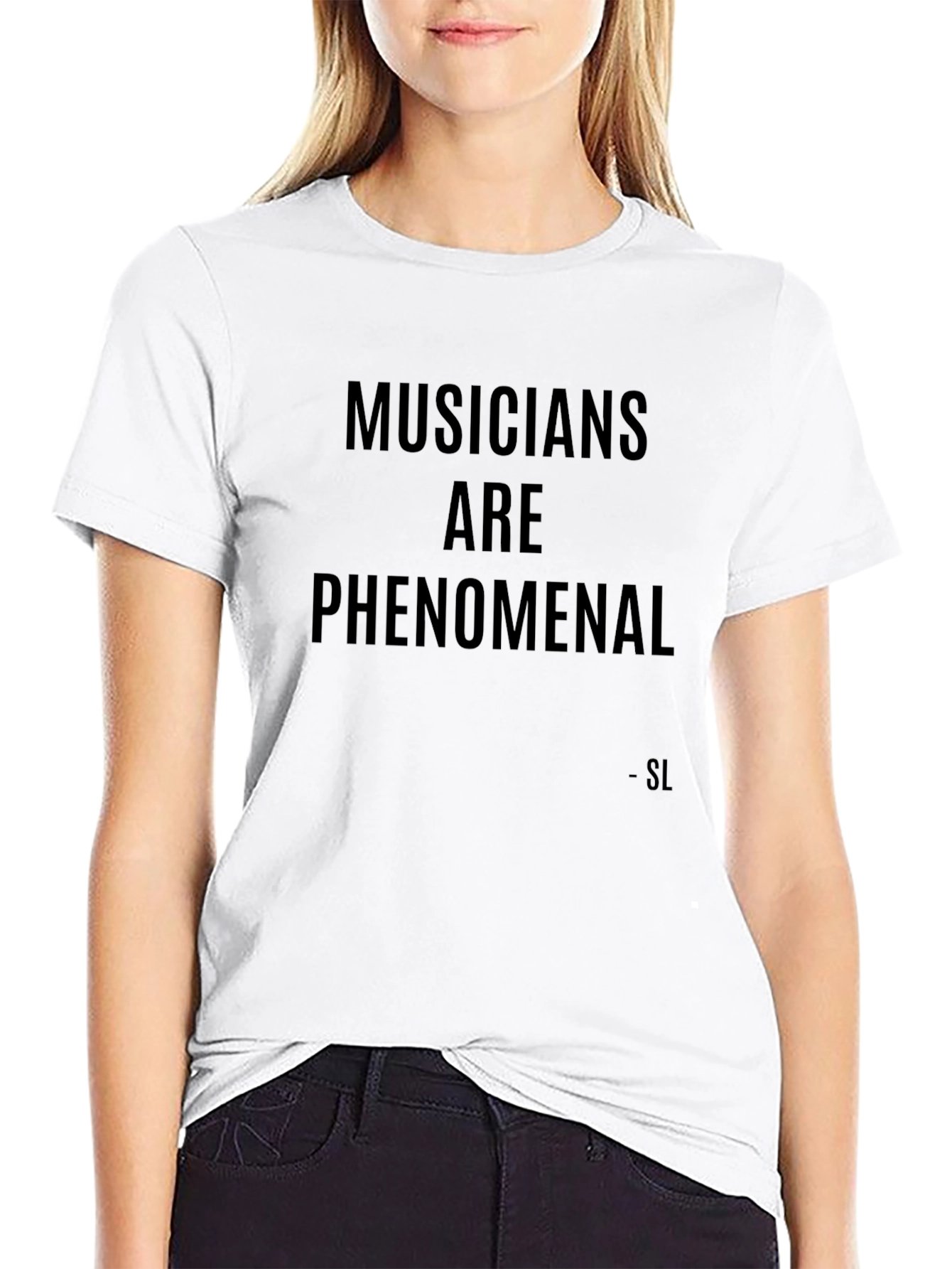 Black Musicians Are Phenomenal Black Graphic Tee view 9