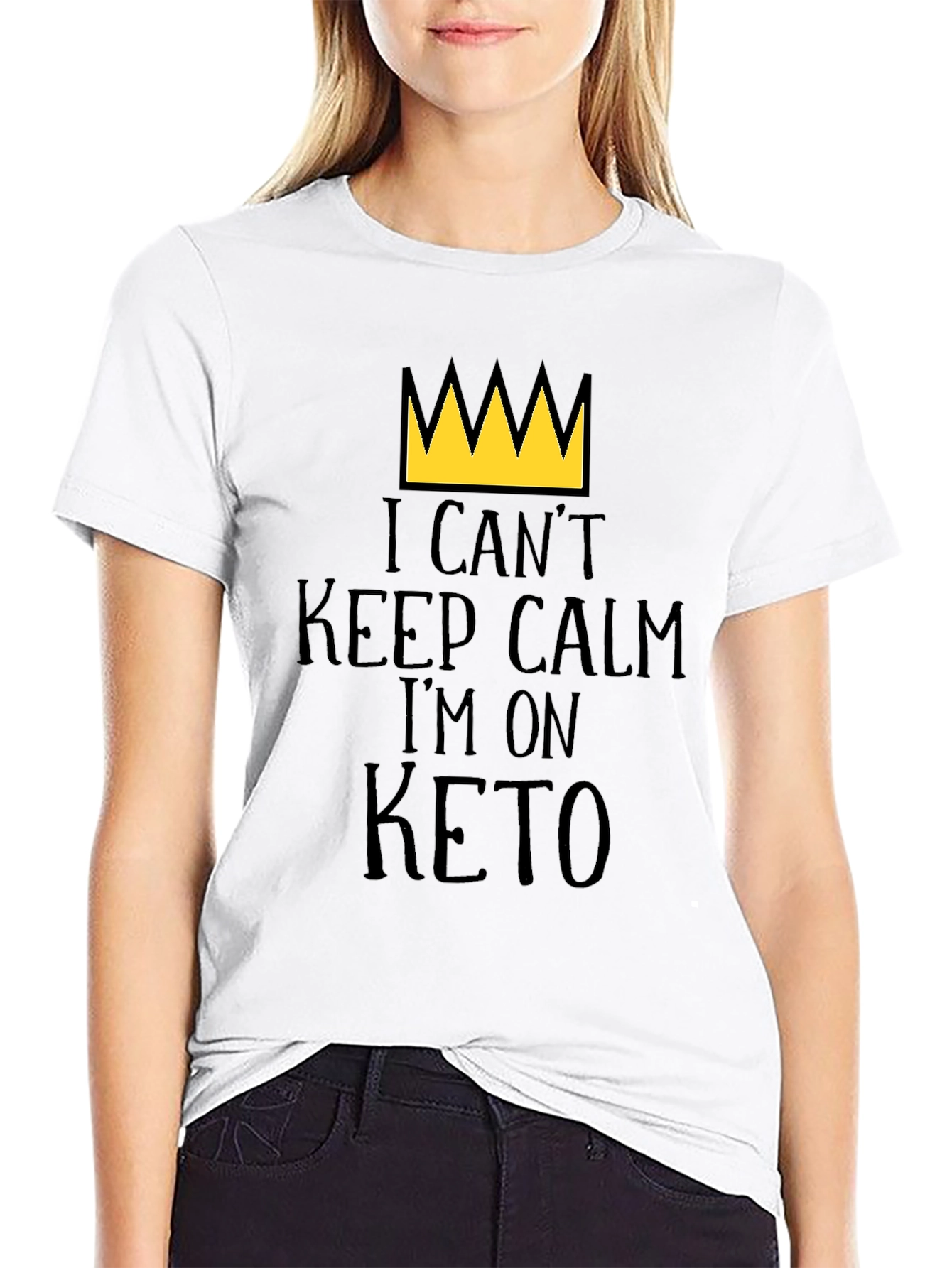 I Can't Keep Calm I'm On Keto T-Shirt - 9