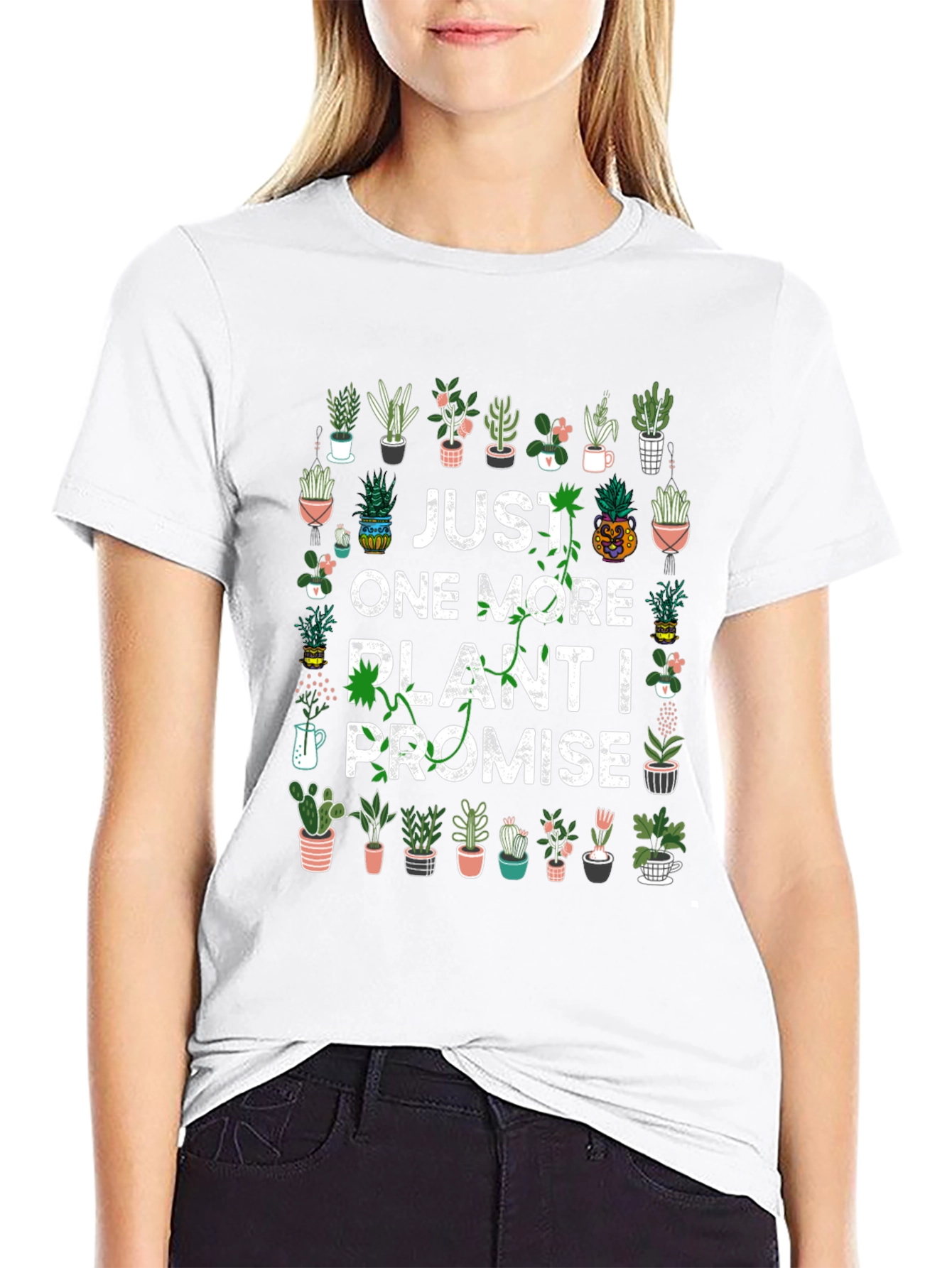 Just One More Plant Graphic T-Shirt - 9