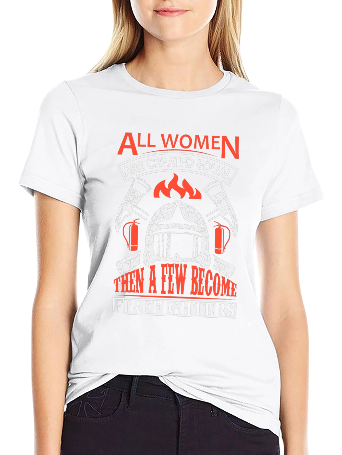 Black Women Firefighters T-Shirt view 9