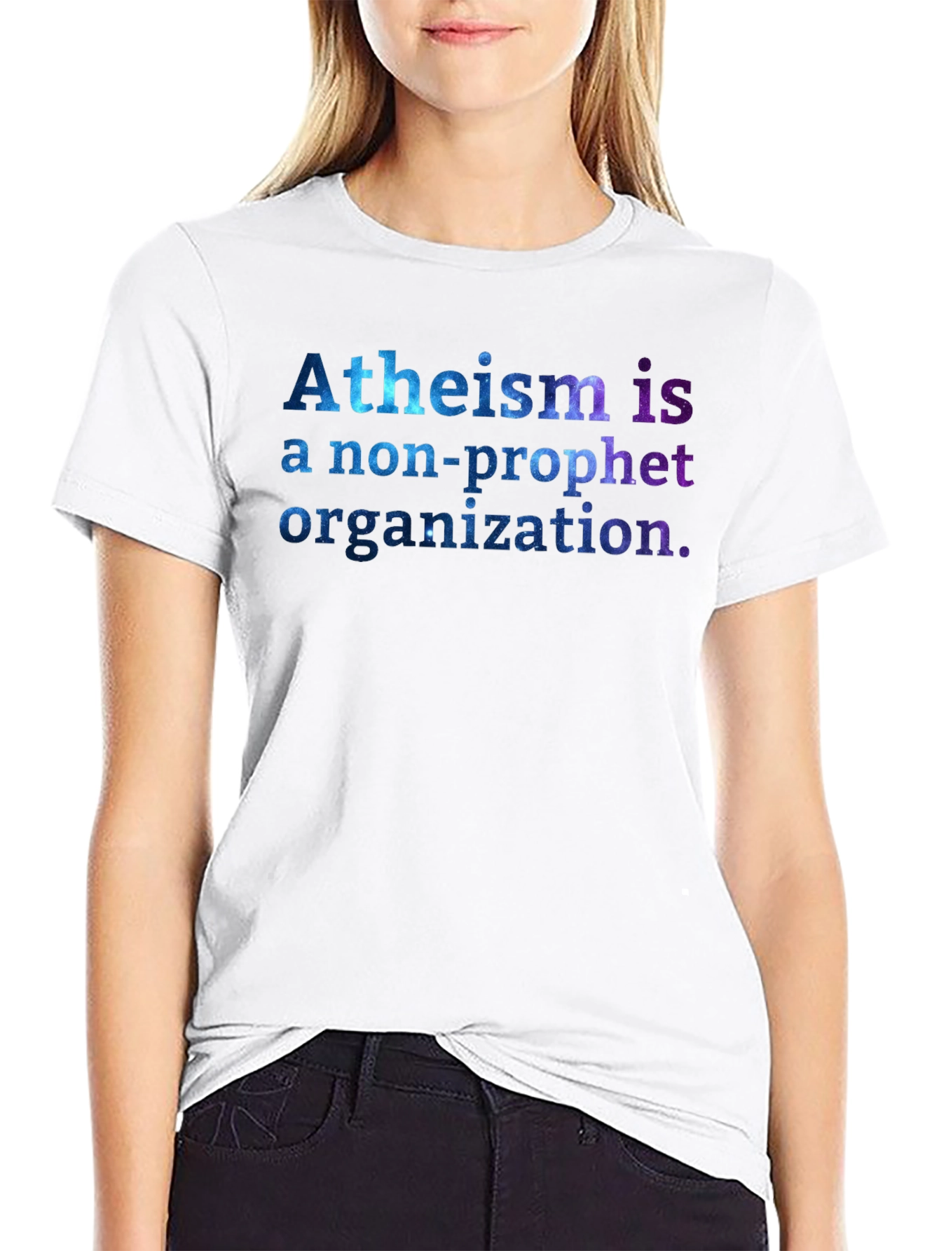 Black Atheism is a non-profit organization t-shirt view 9