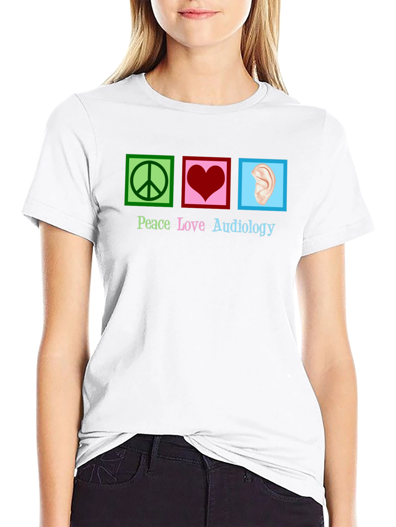 Peace Love Audiology T-Shirt - 9