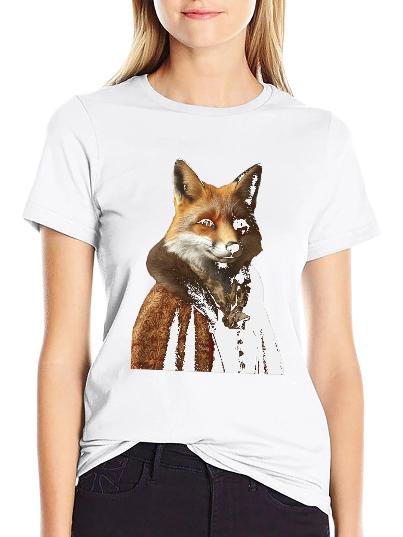 Black Fox Gentleman Graphic T-Shirt view 9