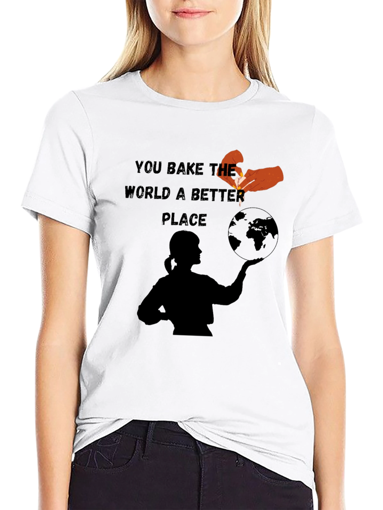 Black Baking World T-Shirt view 9