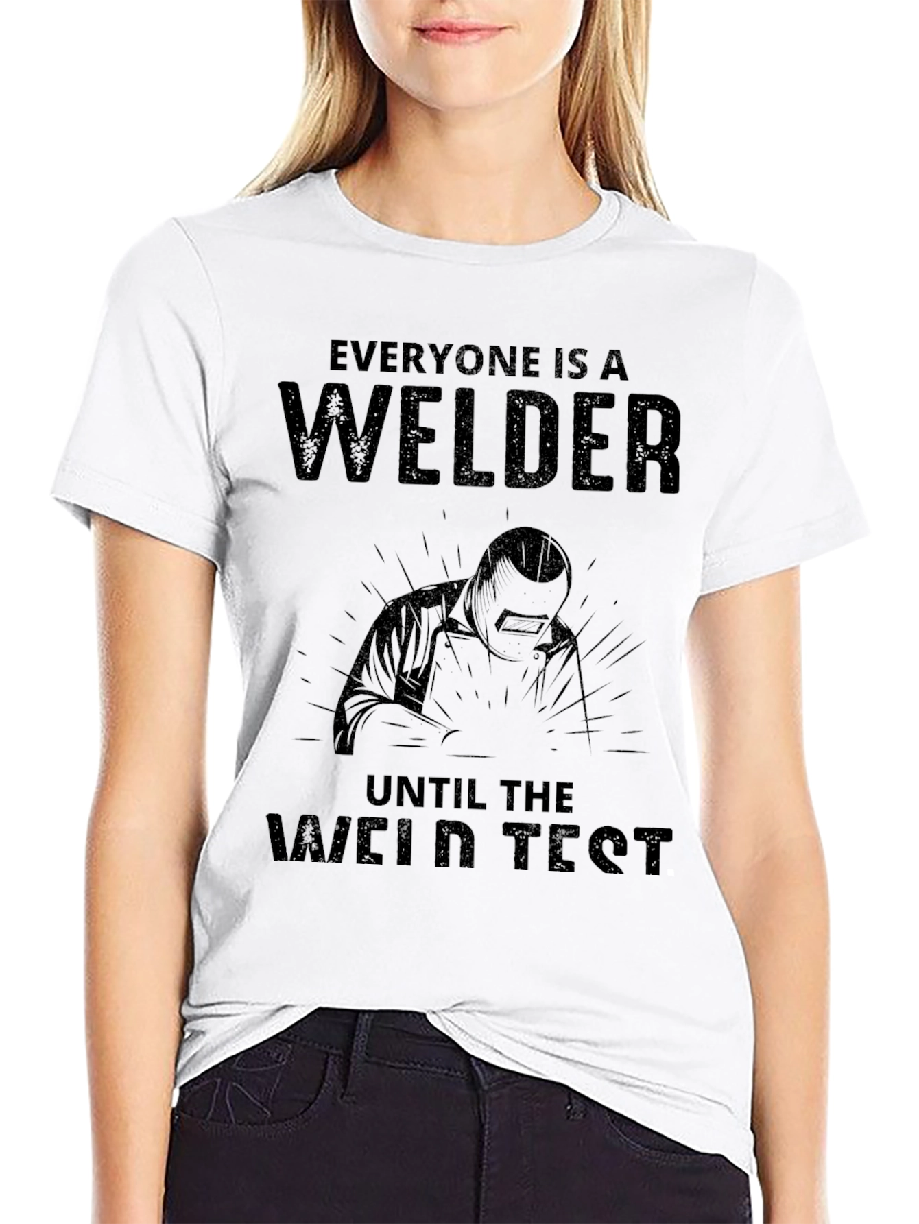 Black Welder T-Shirt - Funny Welding Gift Idea view 9