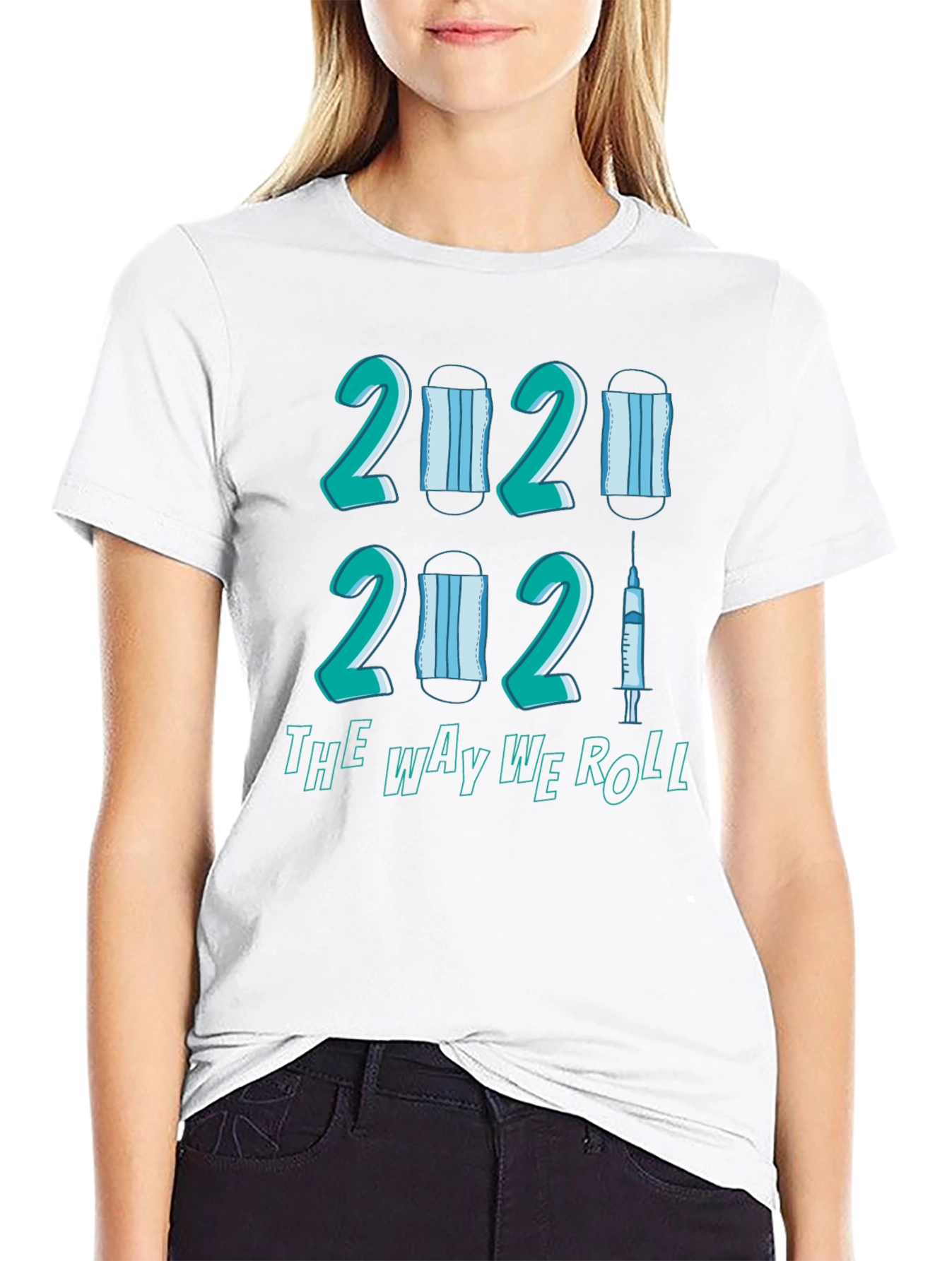 Black 2020-2021 The Way We Roll T-Shirt - Novelty Graphic Tee view 9