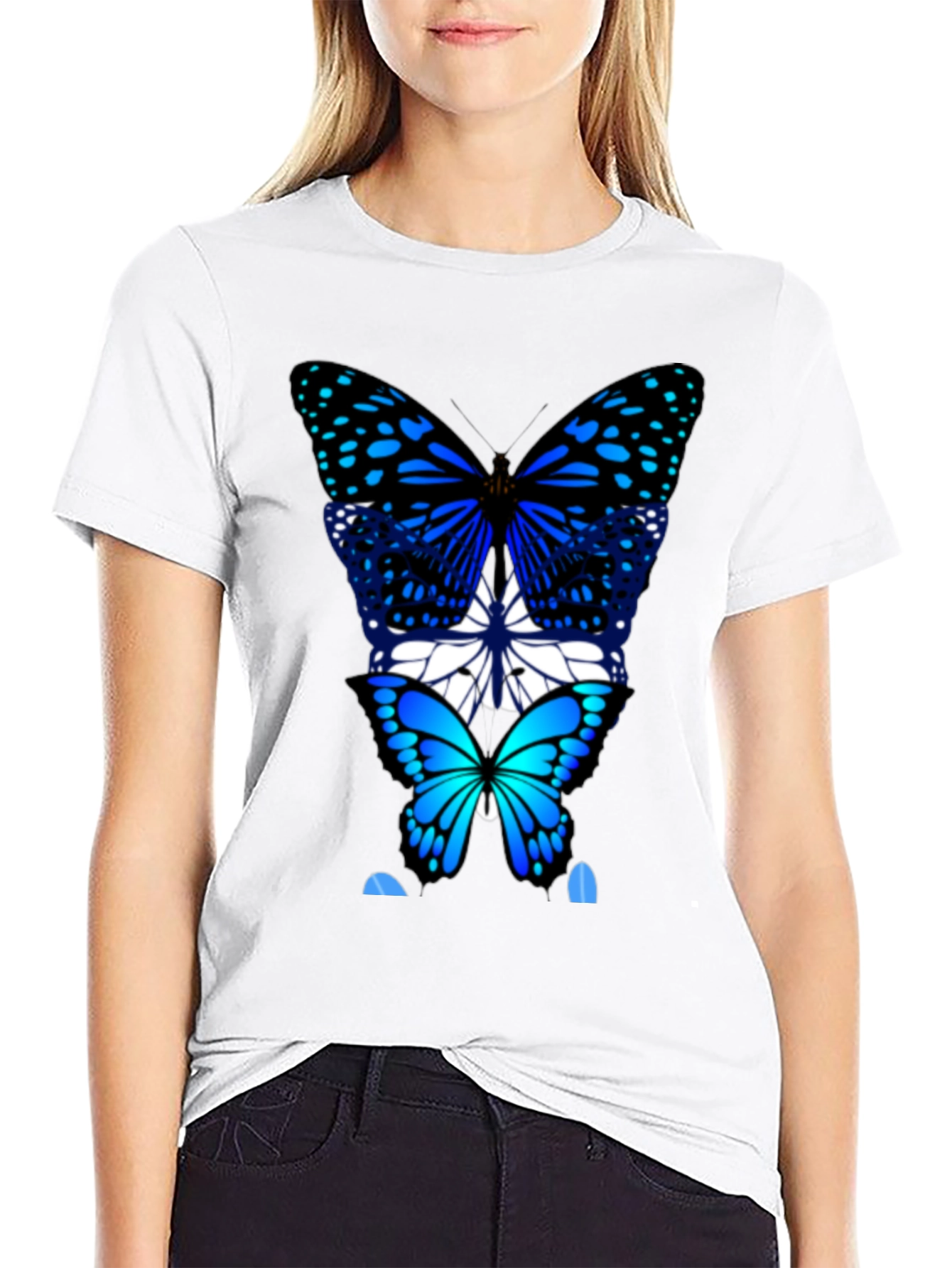 Black Butterfly T-Shirt - Bold Graphic Tee view 9