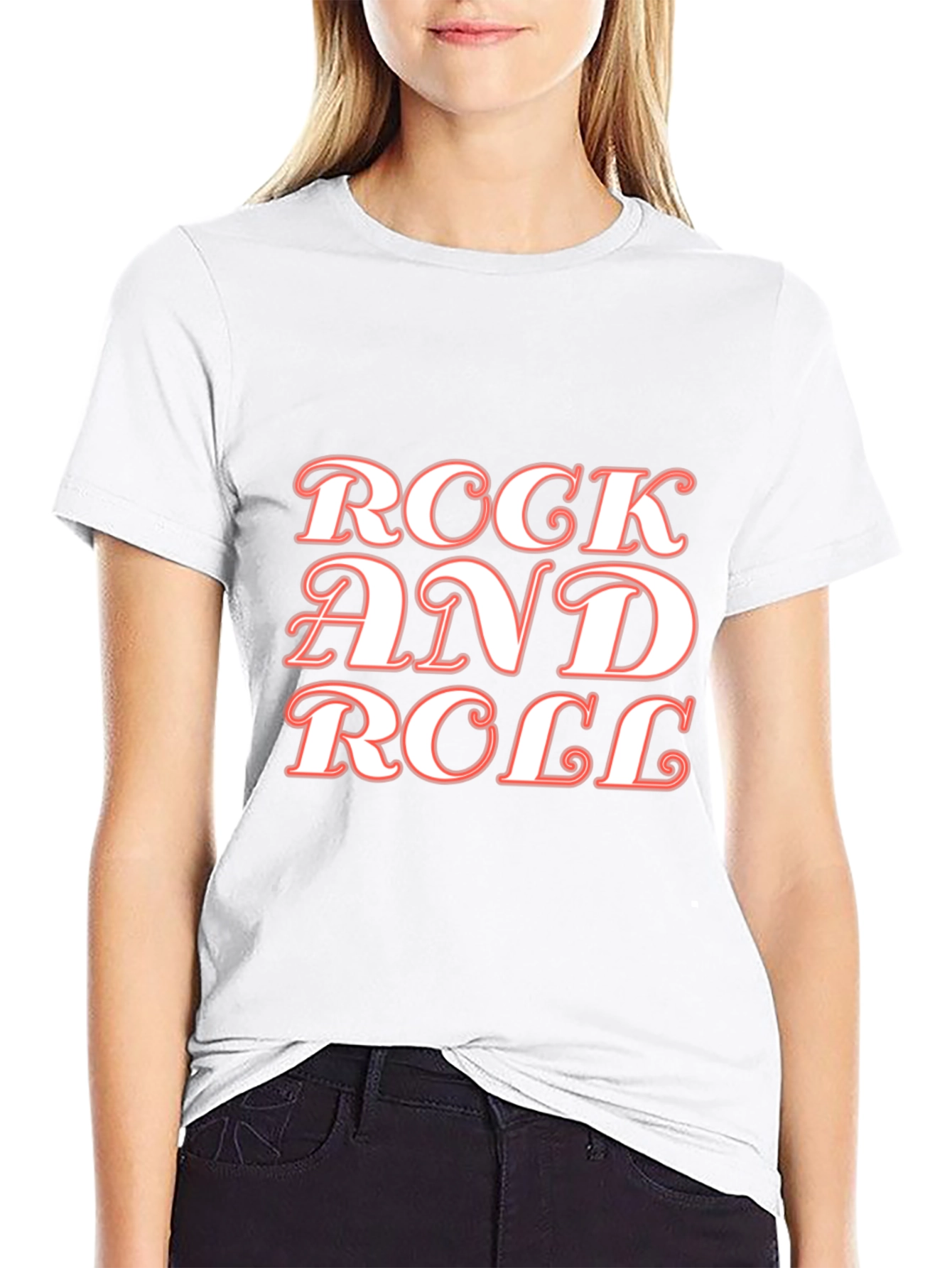 Black Rock and Roll Graphic Tee view 9