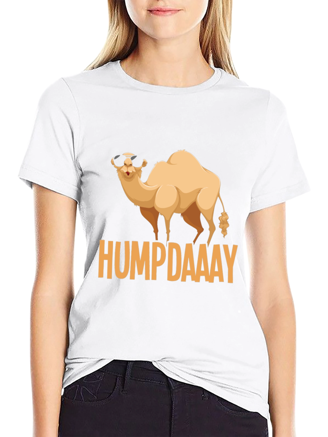 Black Hump Day Camel T-Shirt - Funny Animal Tee view 9