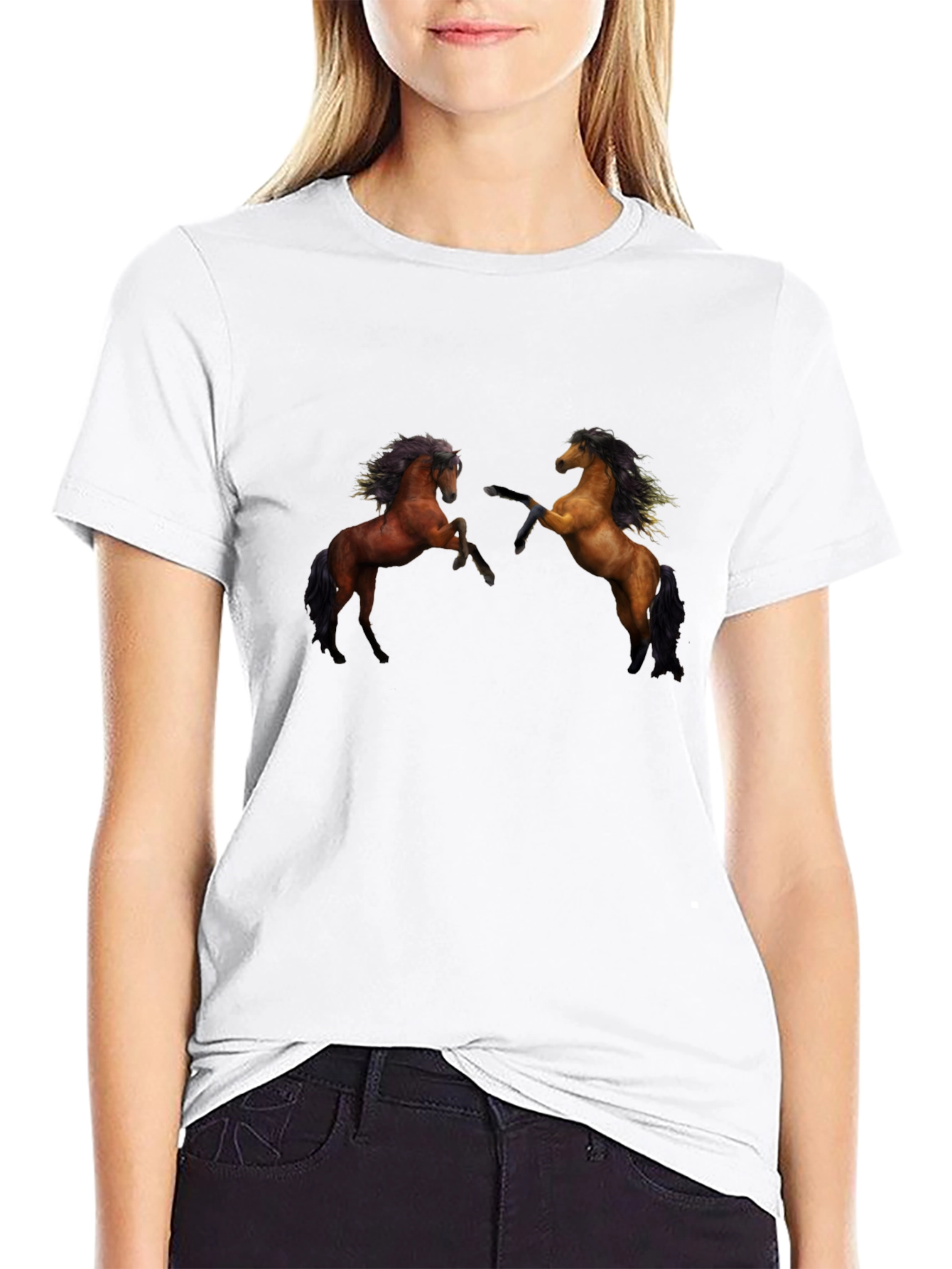 Black Black Horse Graphic Tee - Men's Short Sleeve view 9