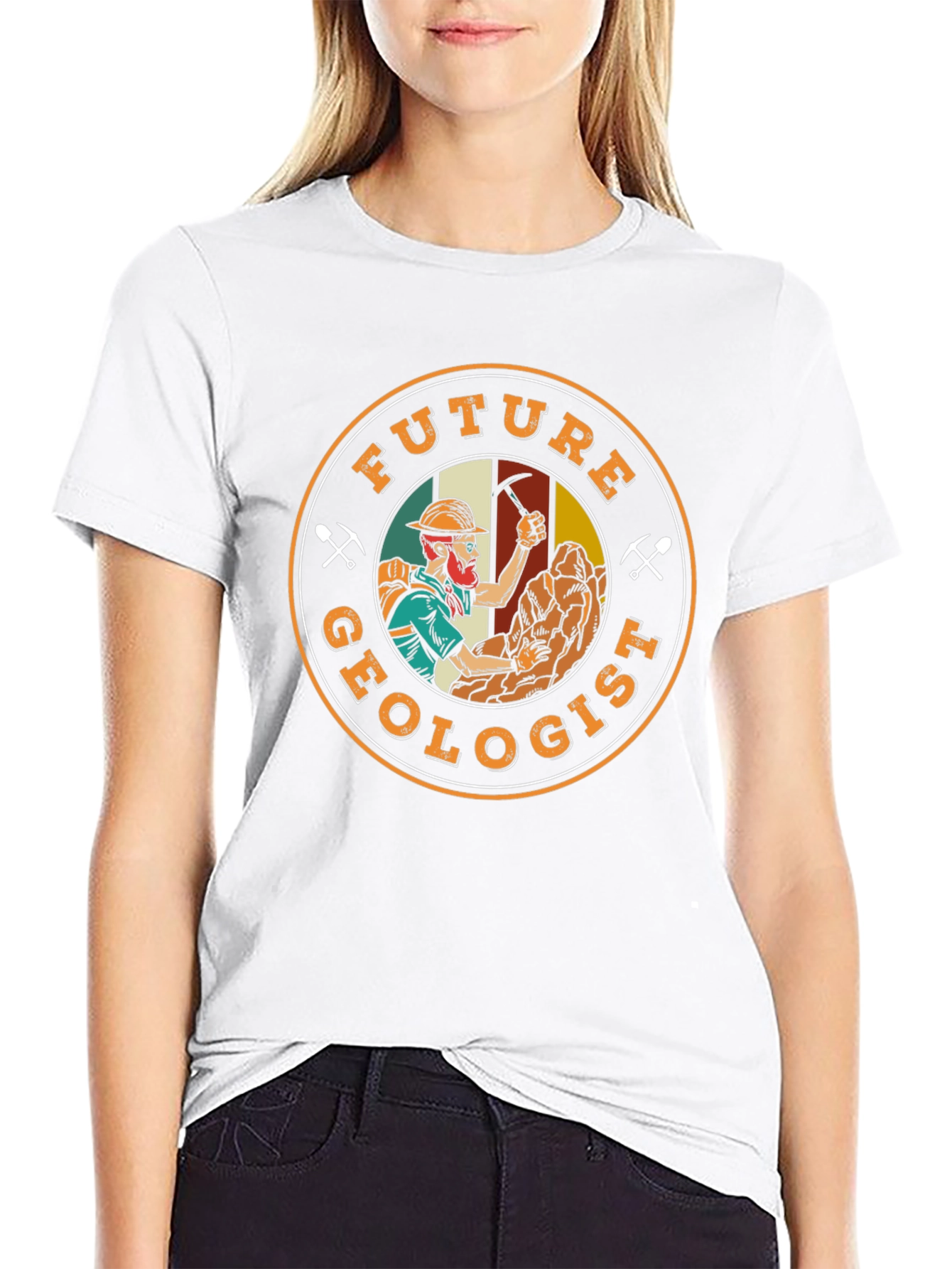 Black Future Geologist T-Shirt - Rock Collector Tee view 9