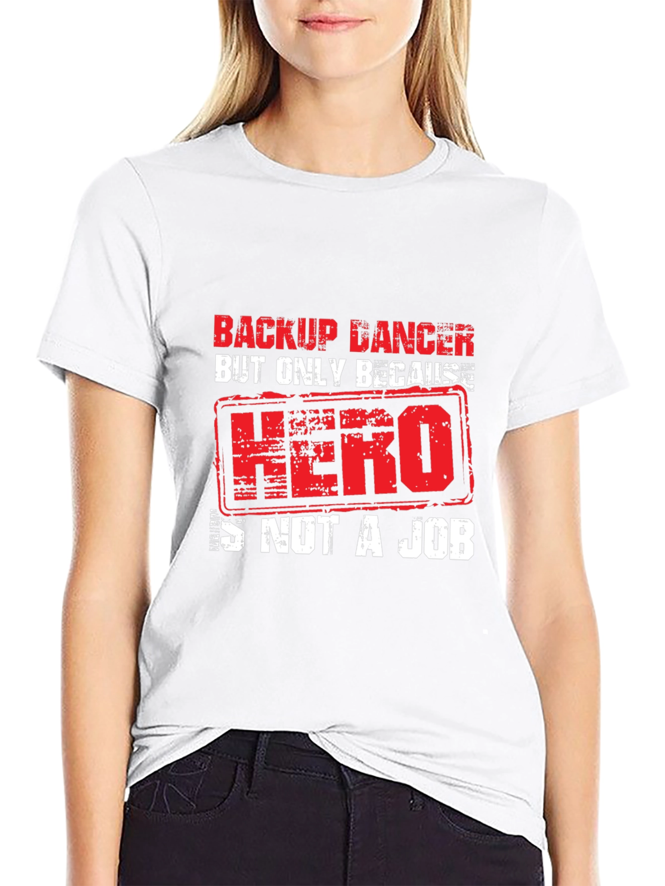 Black Backup Dancer Funny Graphic Tee view 9