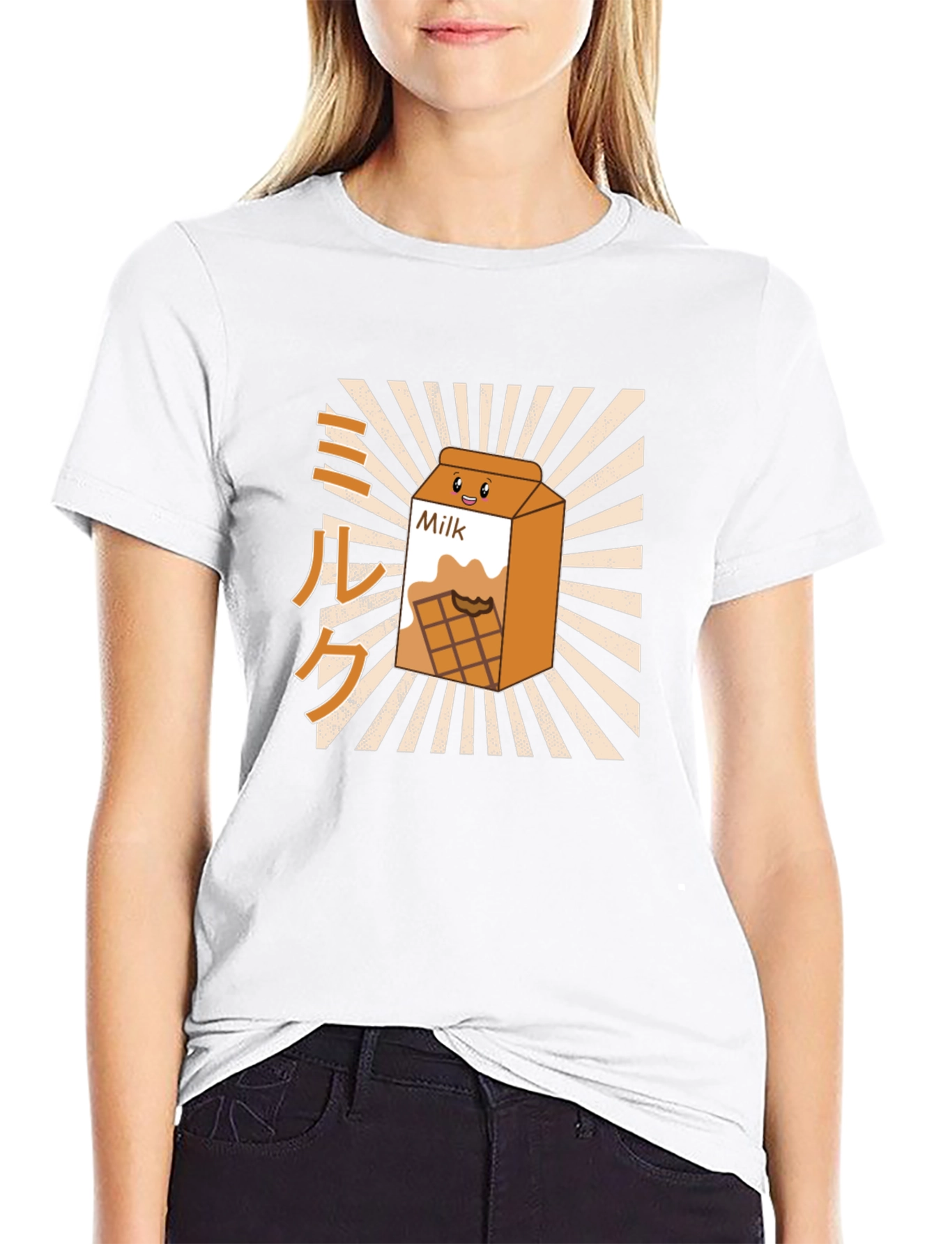 Black Chocolate Milk Carton Graphic T-Shirt view 9