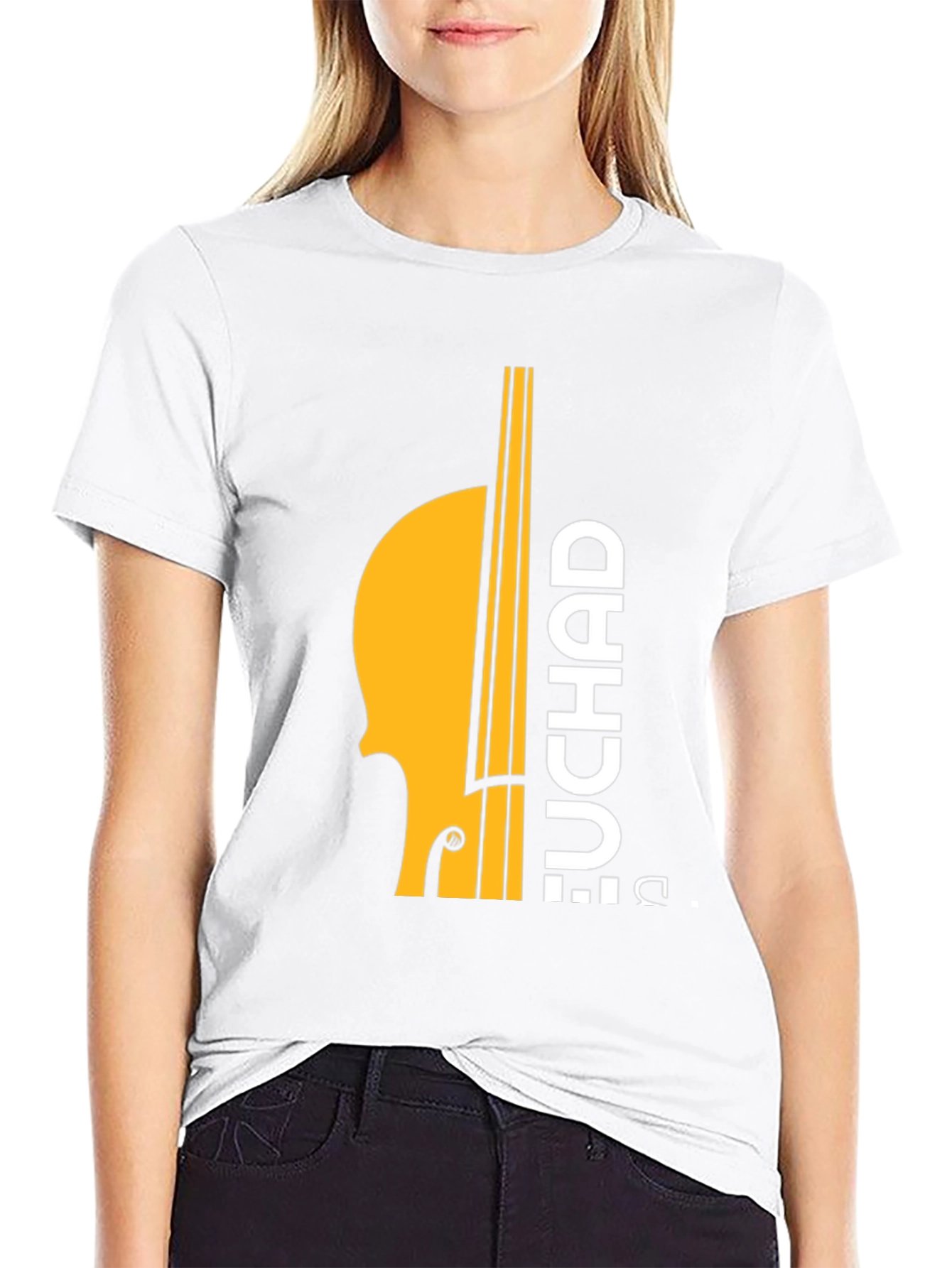 Black Chad Bass Player T-Shirt - Musical Graphic Tee view 9