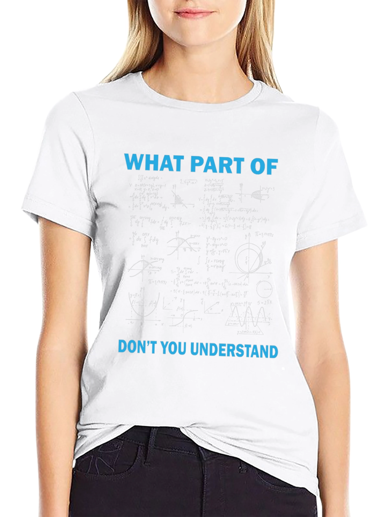 Black Math Equation Graphic T-Shirt - Funny Geek Tee view 9
