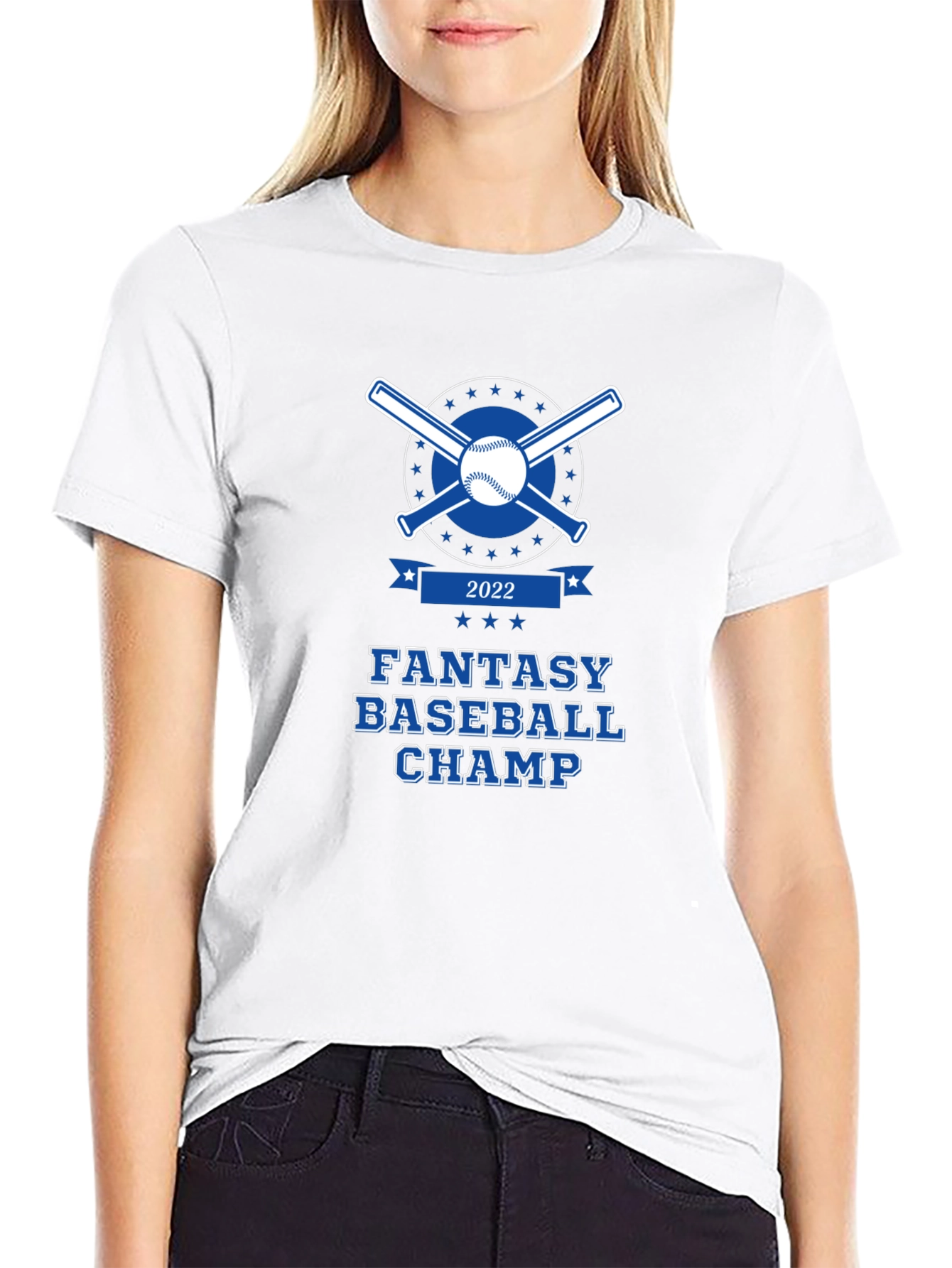 Black Fantasy Baseball Champ 2022 T-Shirt view 9