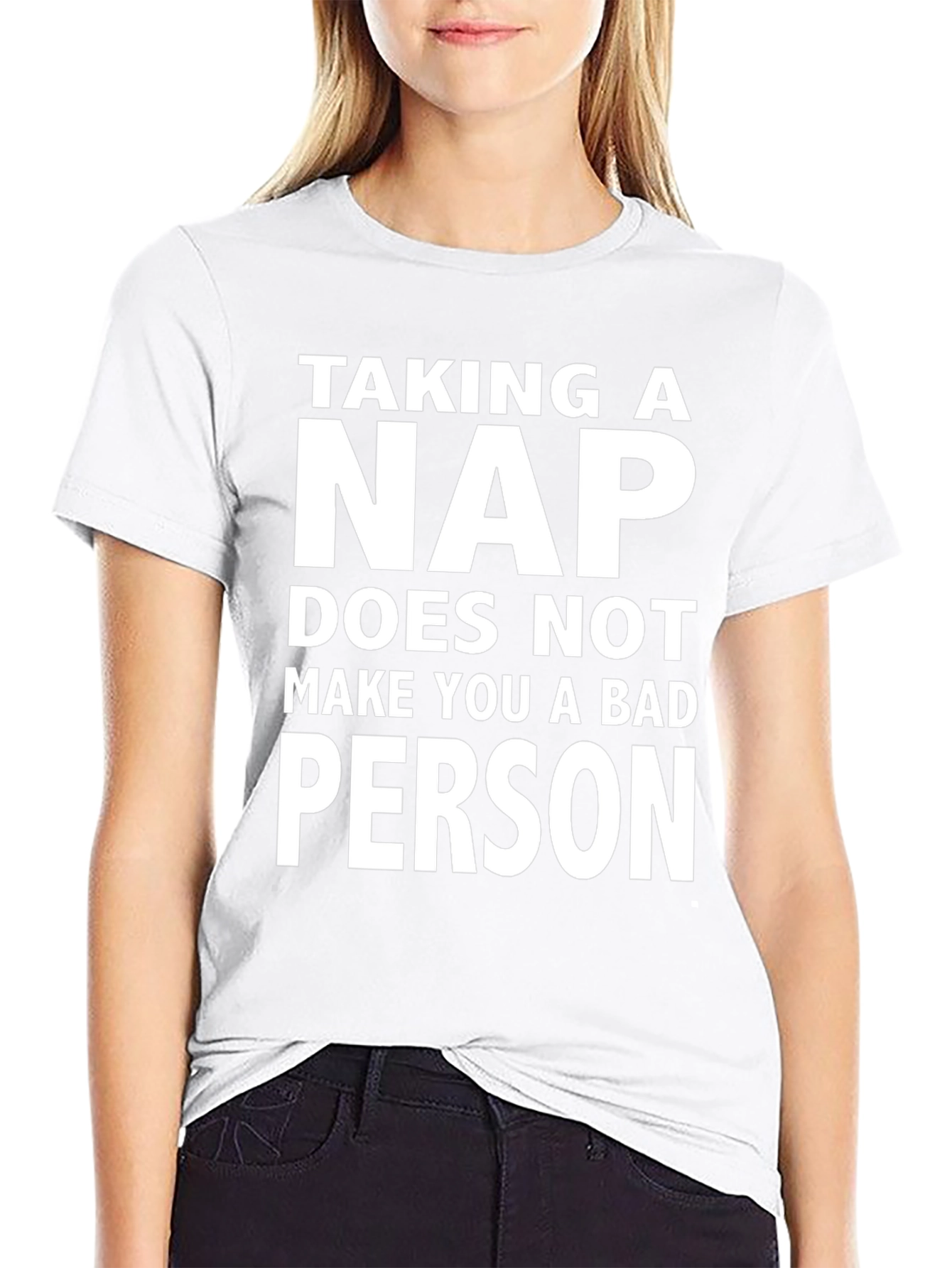 Black Taking A Nap T-Shirt - Funny & Relaxing view 9