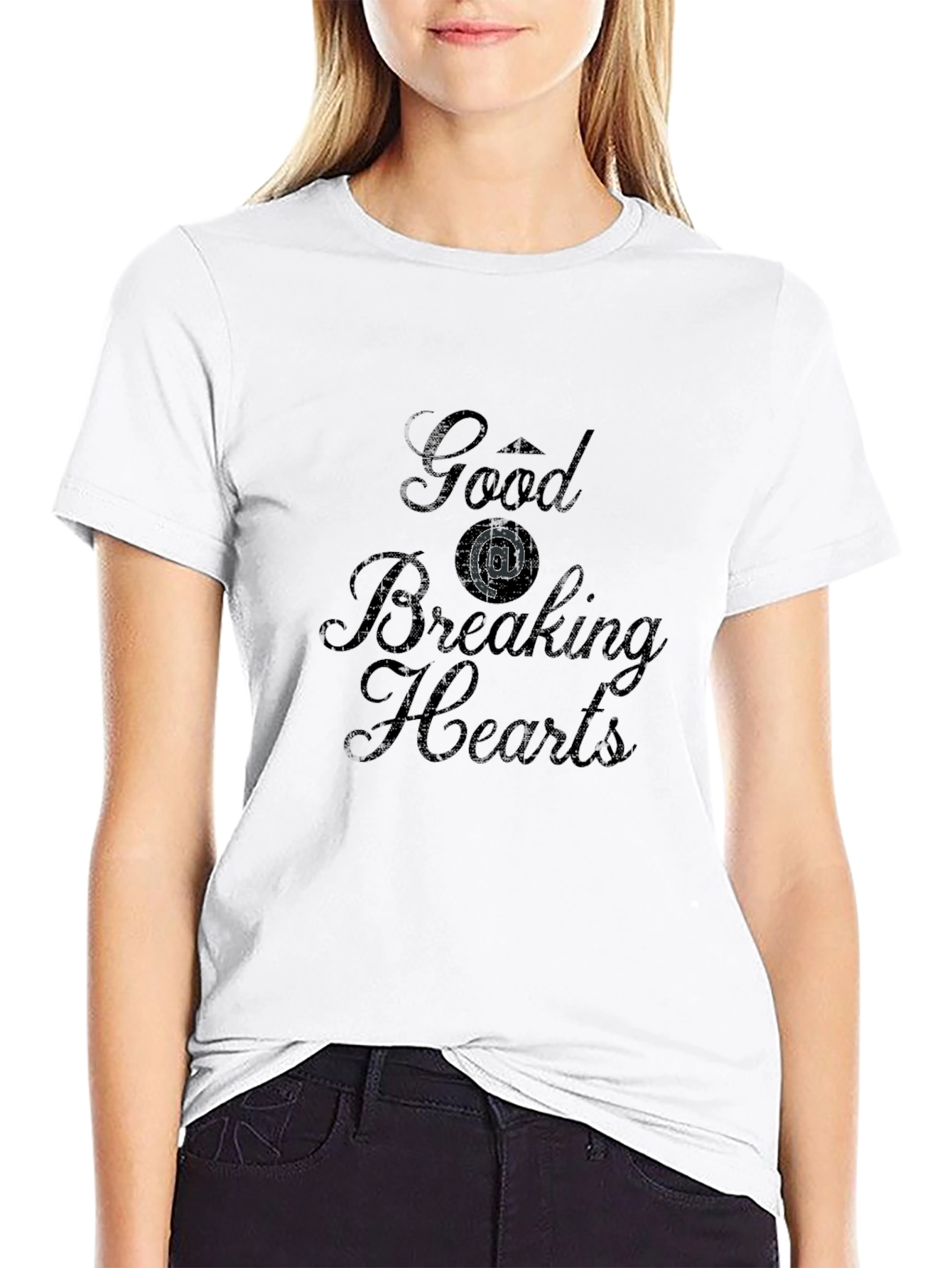 Black Good @ Breaking Hearts Graphic T-Shirt view 9