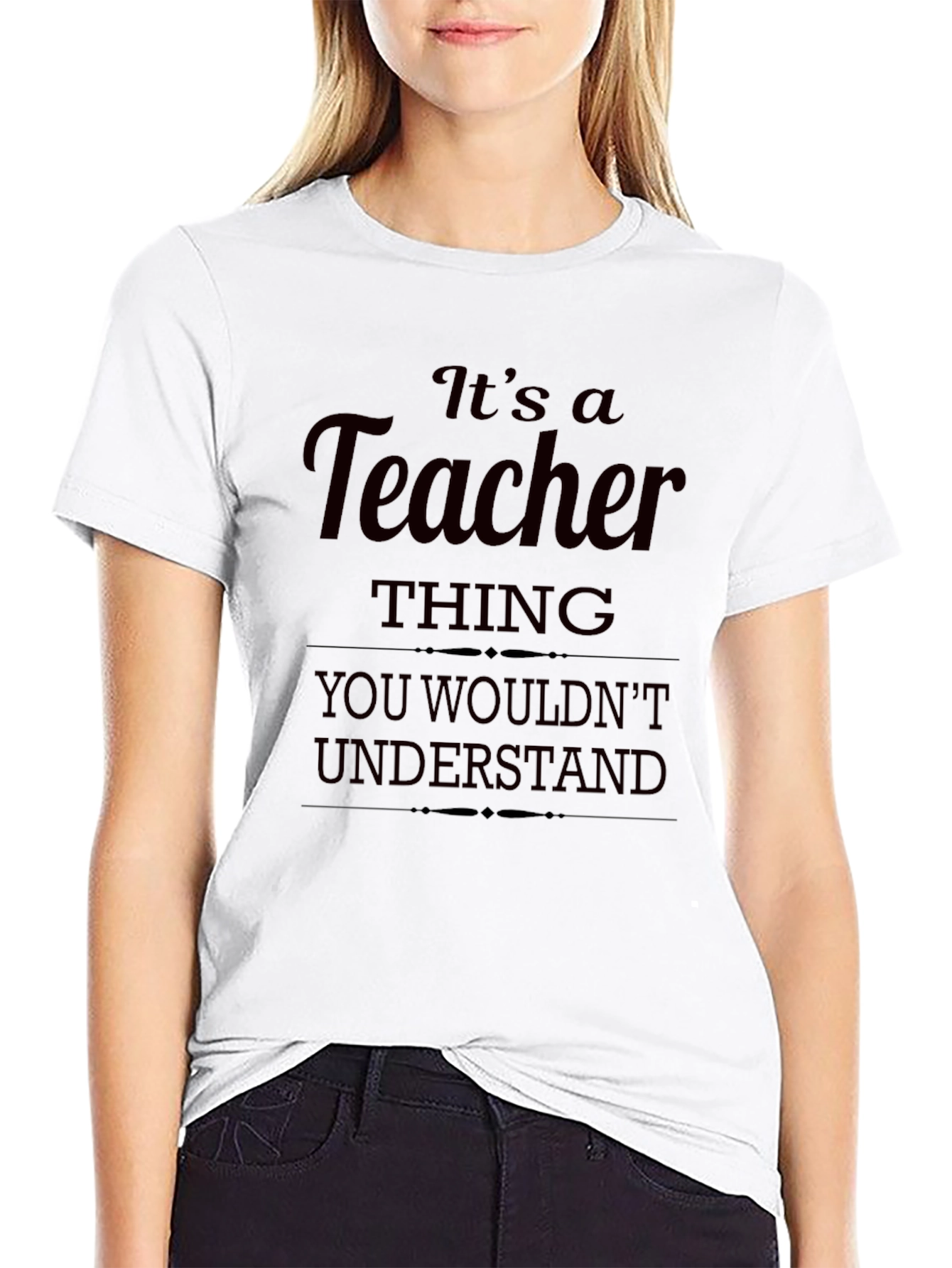 Black Teacher Thing T-Shirt view 9