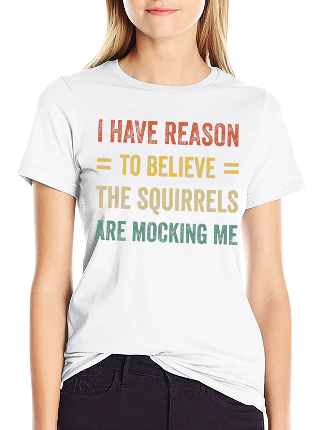 Black Squirrel Mocking T-Shirt - Funny Animal Tee view 9