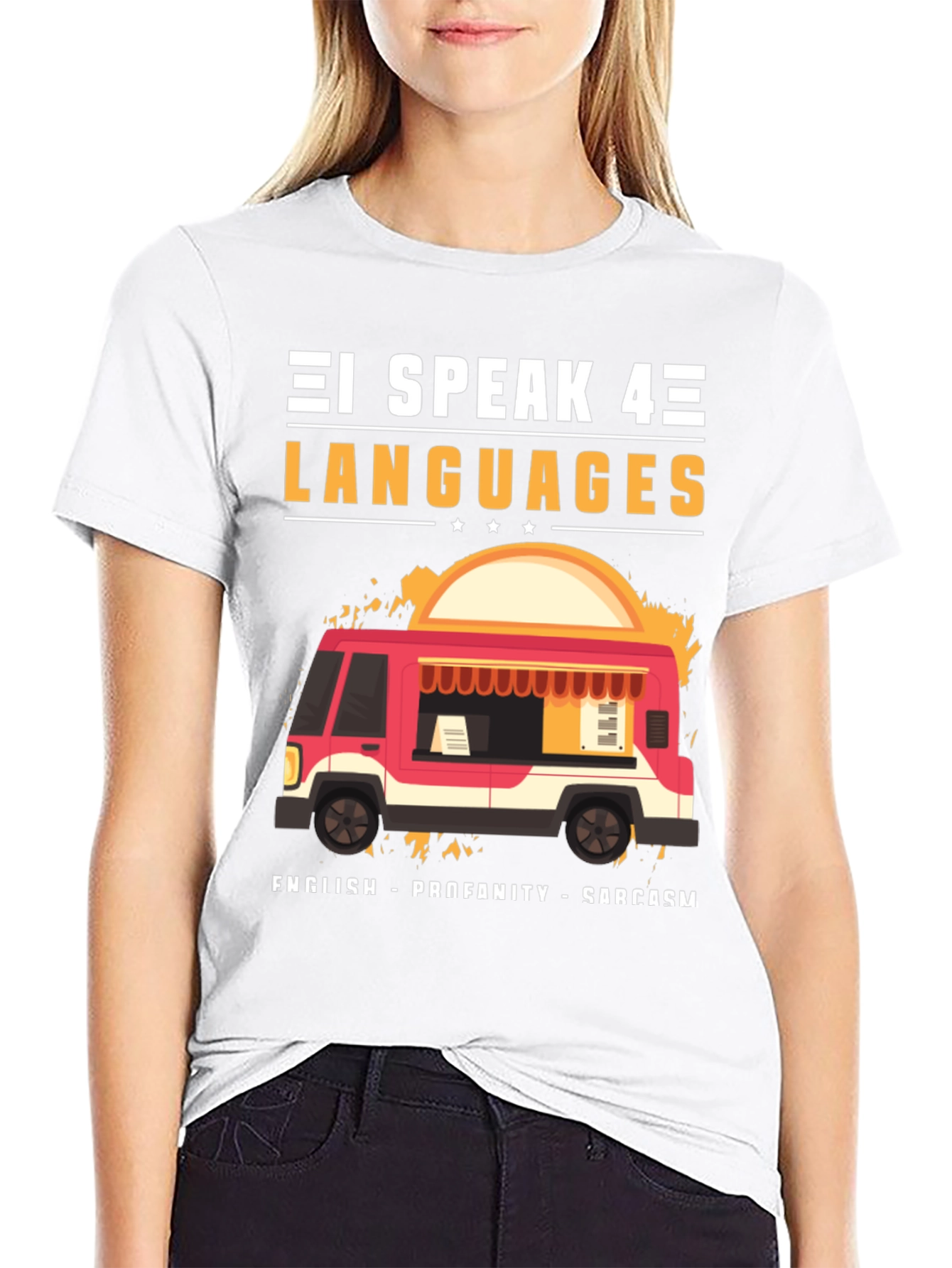 I Speak 4 Languages Graphic Tee - 9
