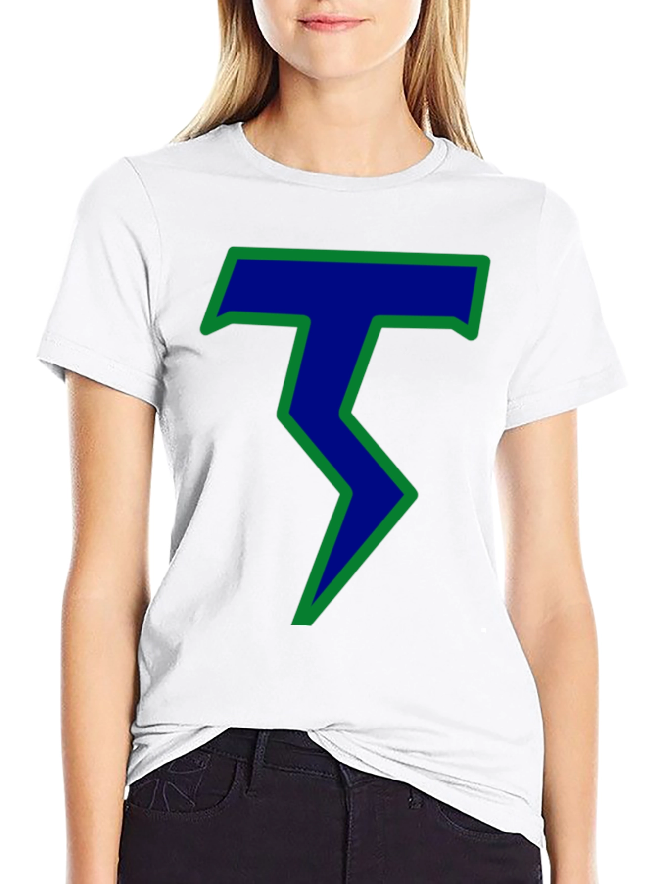 Black Electric Blue T-Shirt view 9