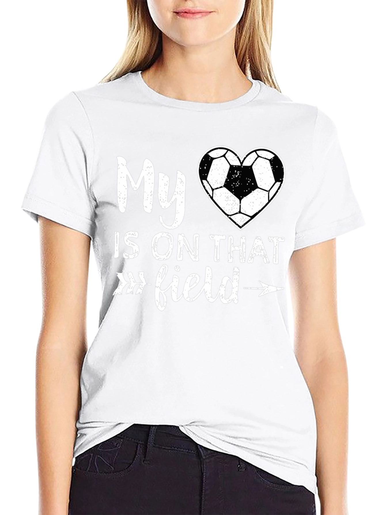 My Heart Is On That Field T-Shirt Soccer - 9