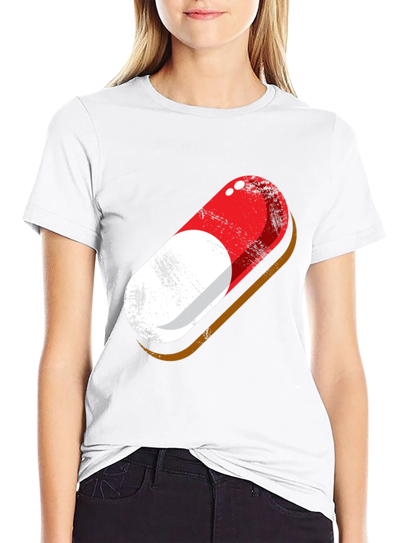 Black Pill Graphic Tee - Stylish Statement T-Shirt view 9