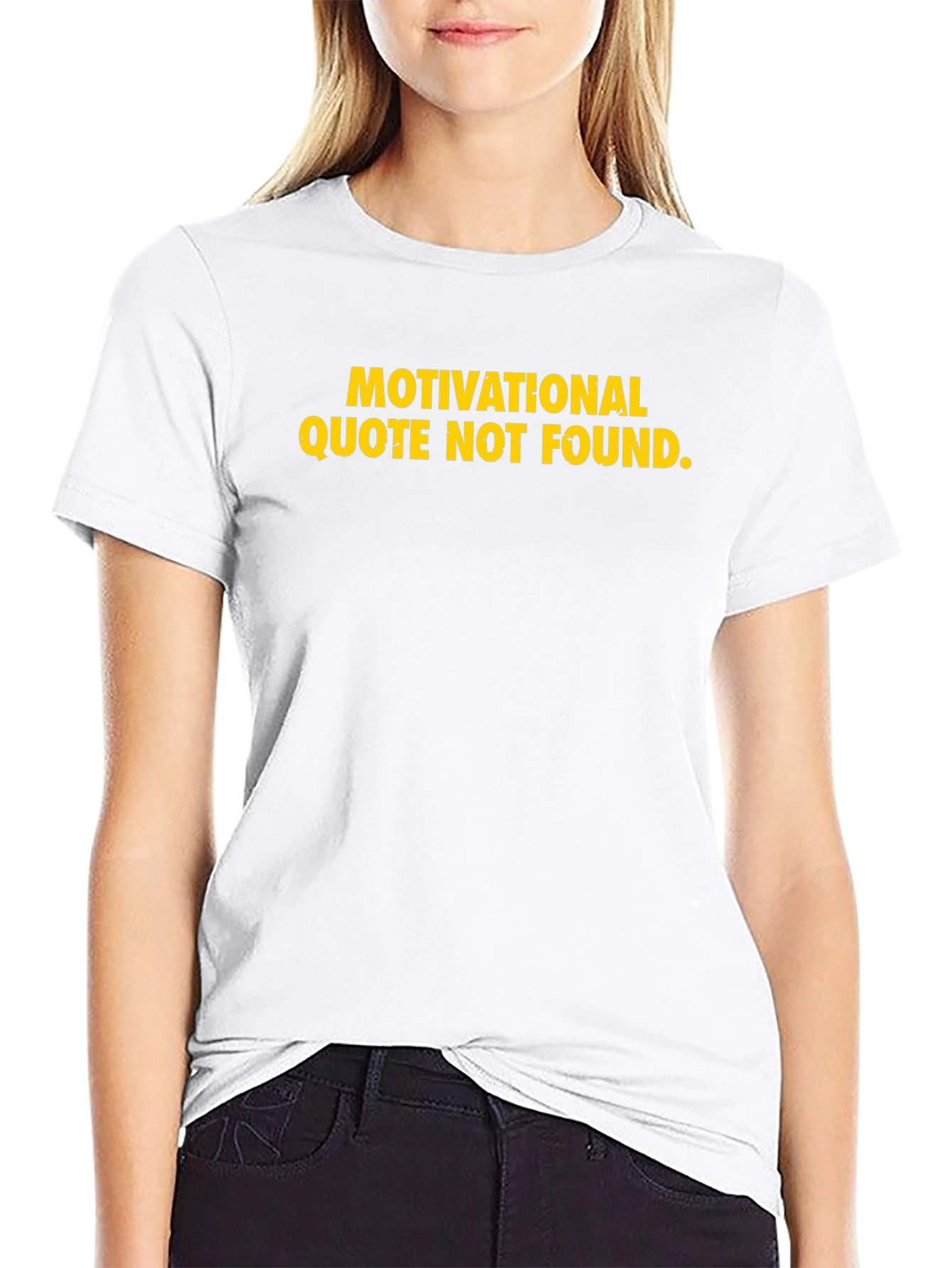 Black Funny Motivational Quote T-Shirt - Black view 9