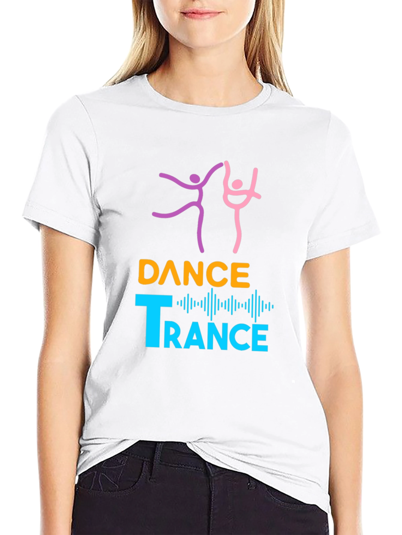 Black Dance Trance Graphic Tee view 9