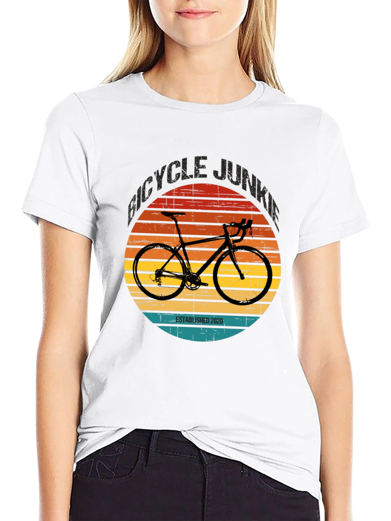 Bicycle Junkie Established 2020 T-Shirt - 9