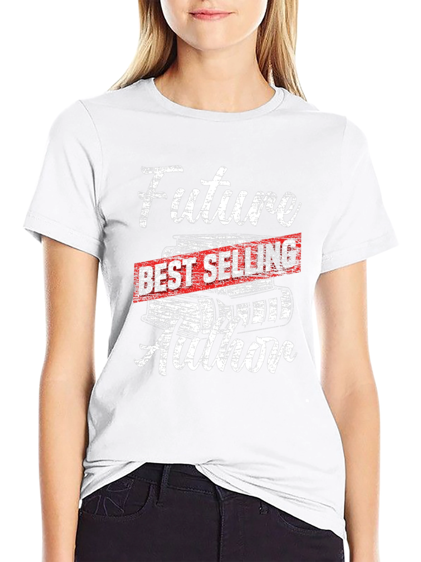 Black Future Best Selling Author T-Shirt view 9