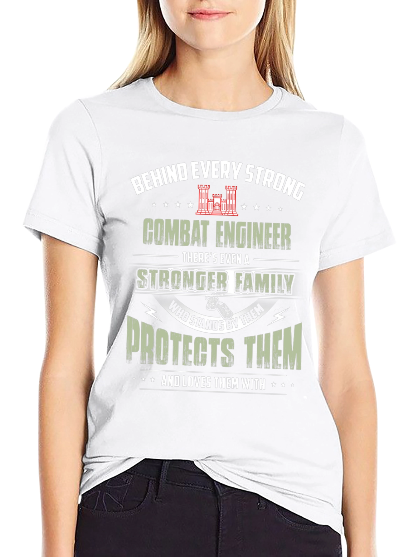 Strong Family Combat Engineer T-Shirt - 9