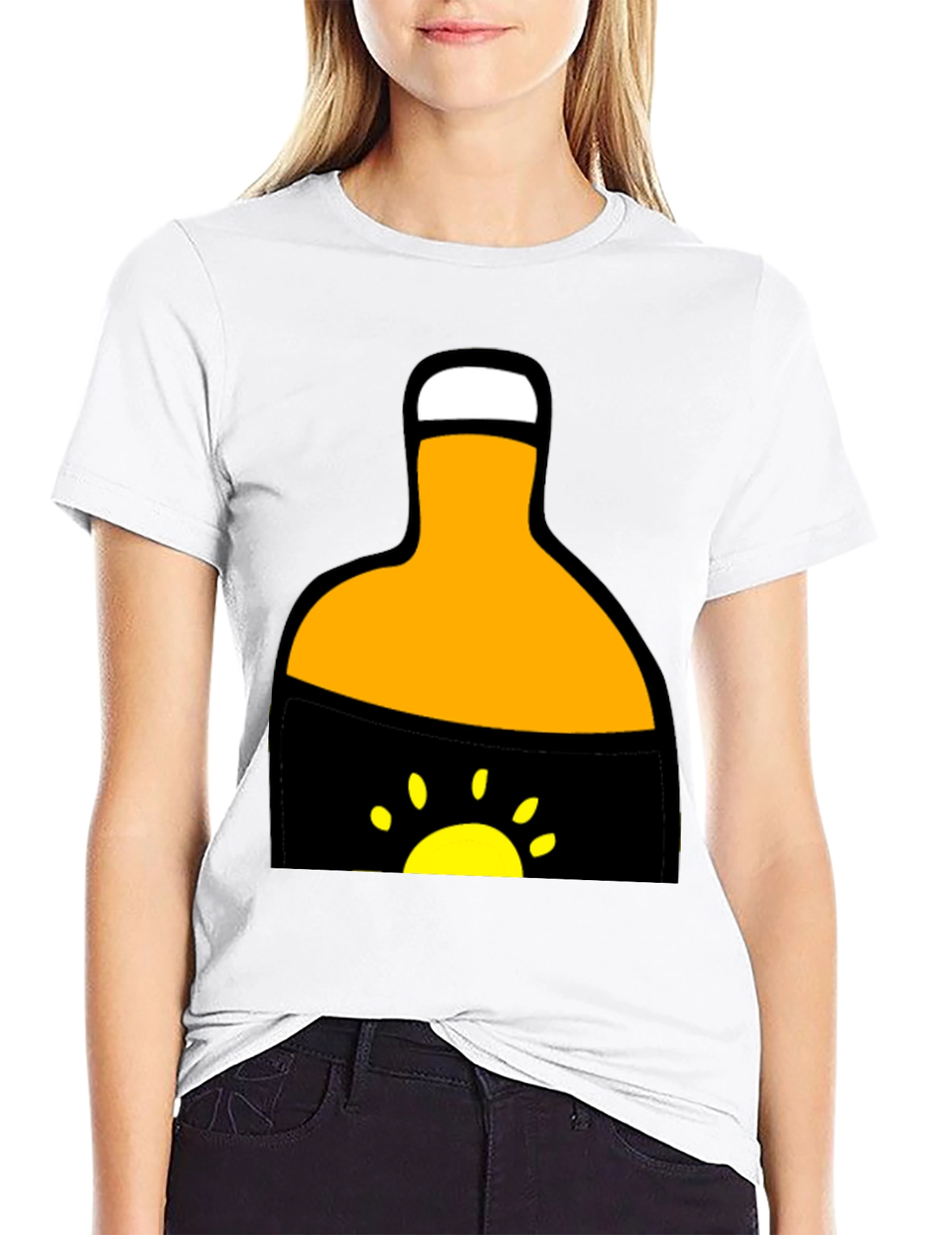 Black Sunrise Pocket Graphic Tee - Unique Design view 9