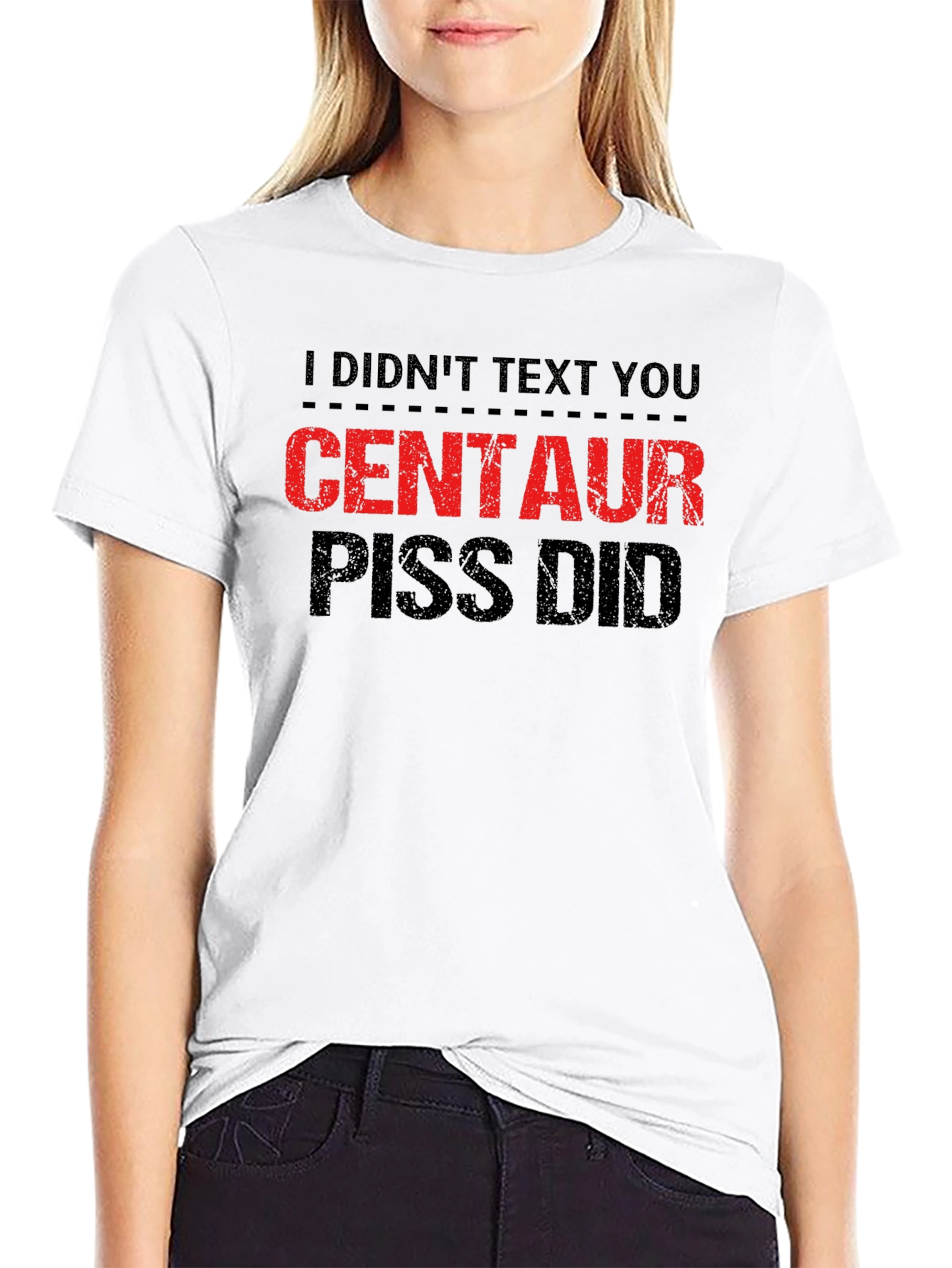 Black Centaur Piss Did Graphic T-Shirt view 9