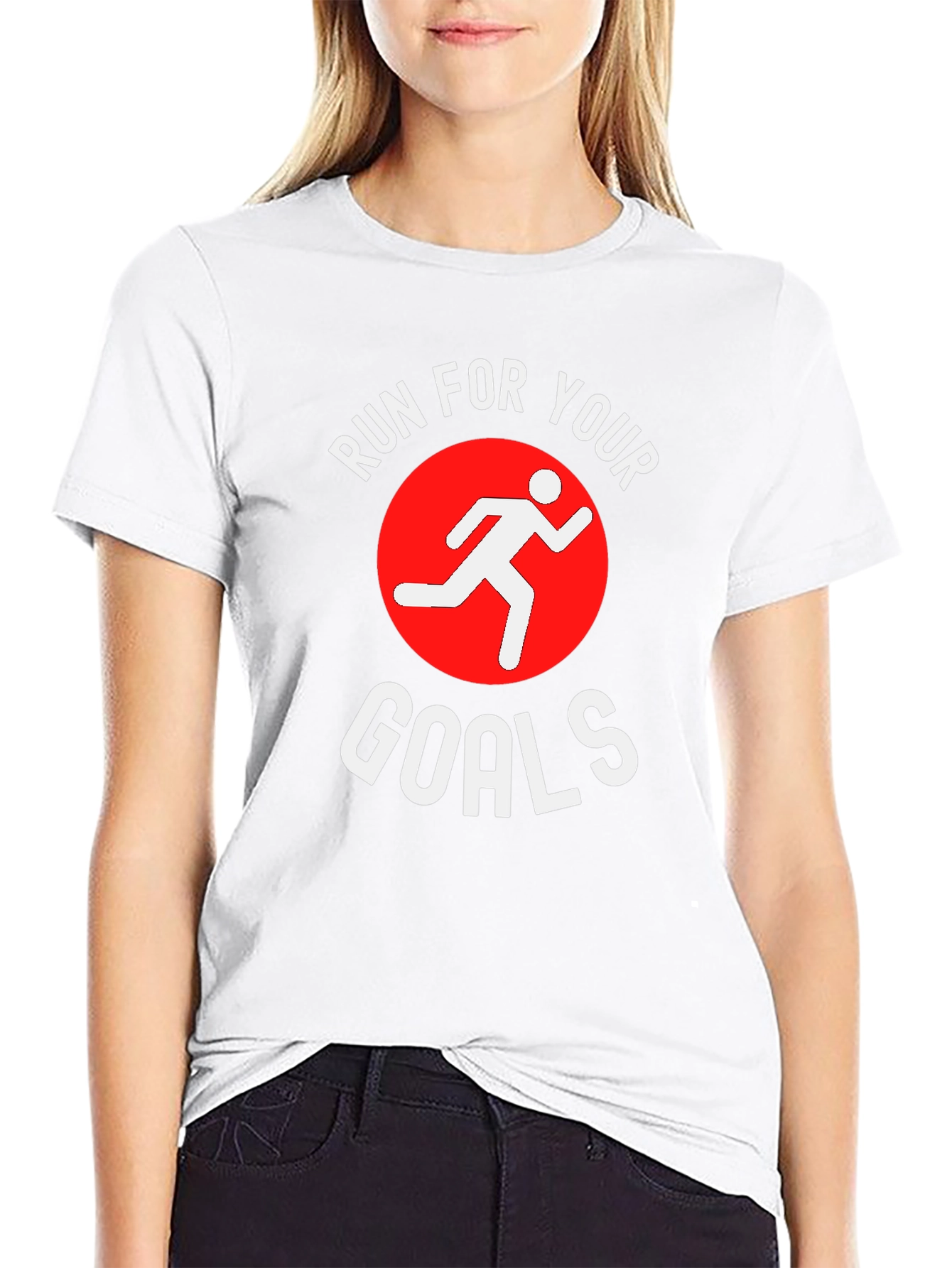 Run For Your Goals T-Shirt | Motivational Graphic Tee - 9